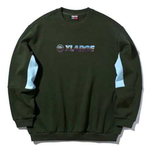 Li-Ning x XLARGE Crossover Loose Pullover 'Green' AWEP031-1 - 1