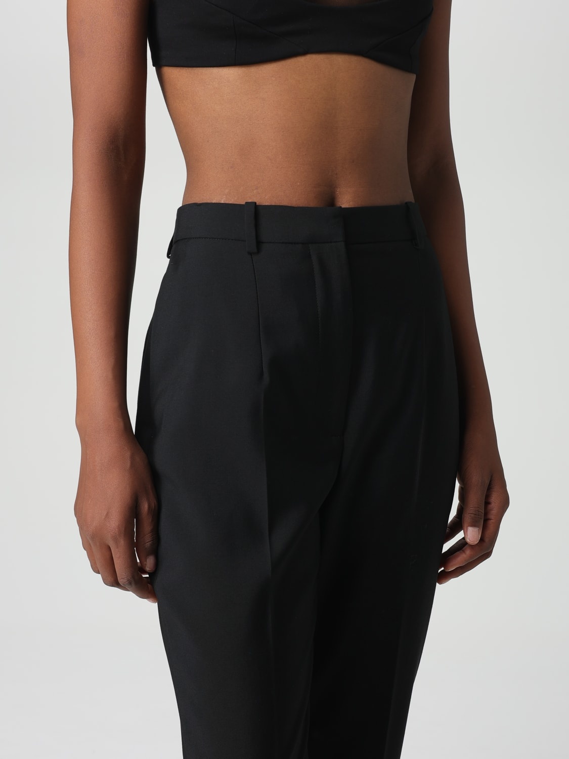 Alexander McQueen pants in wool and cupro - 5