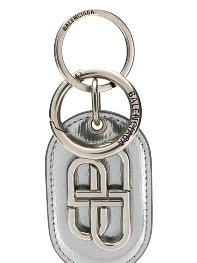 BALENCIAGA BB logo keyring outlook