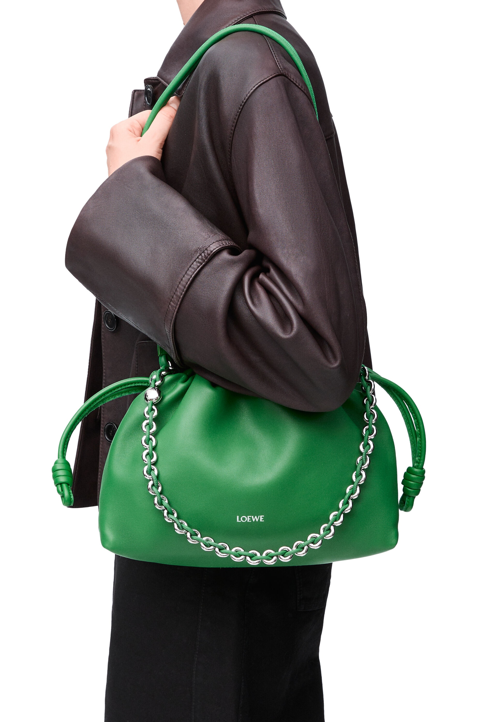 Medium Flamenco purse in mellow nappa lambskin - 2