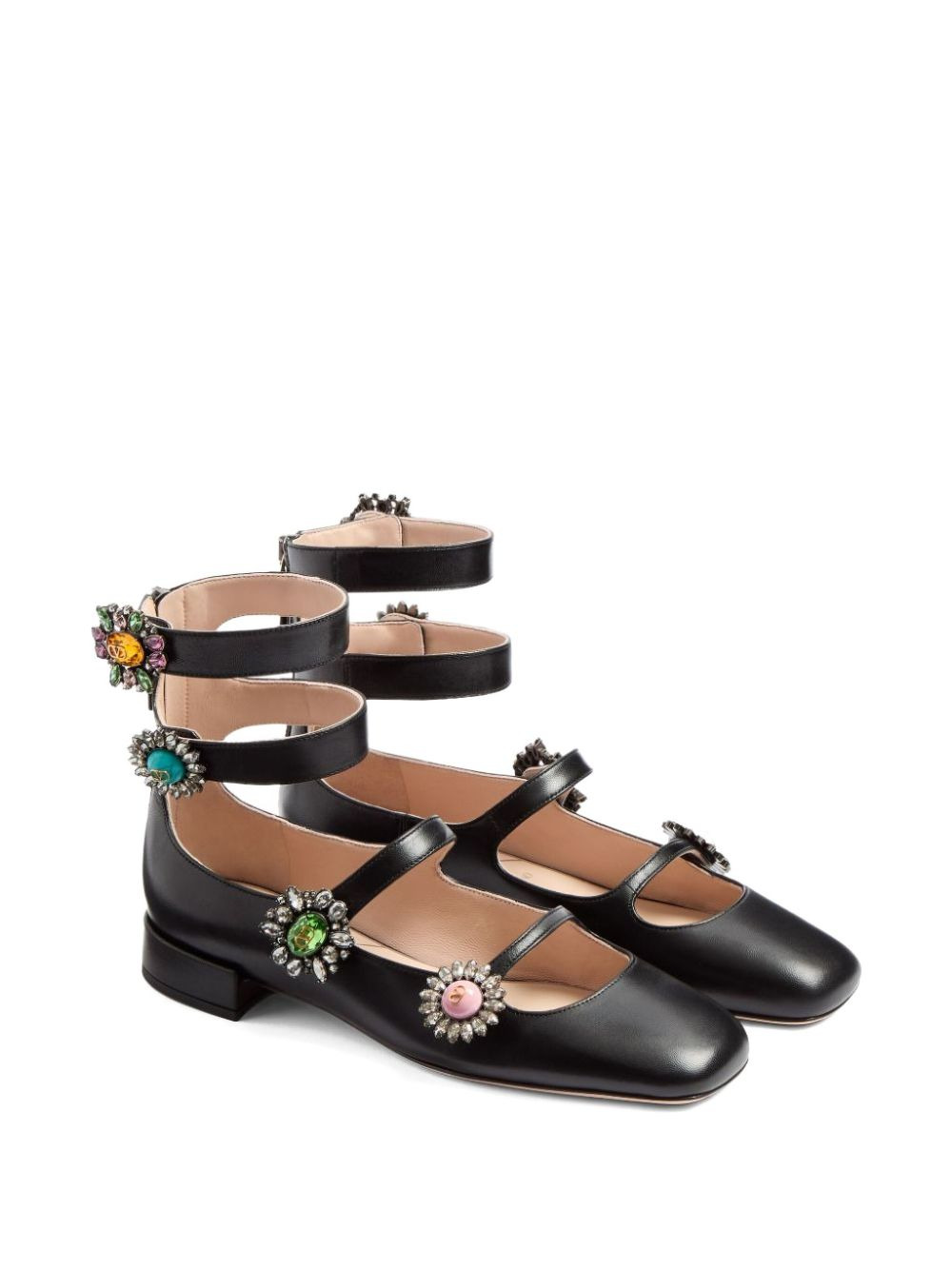 20mm Preshoes jewelled ballerina shoes - 2