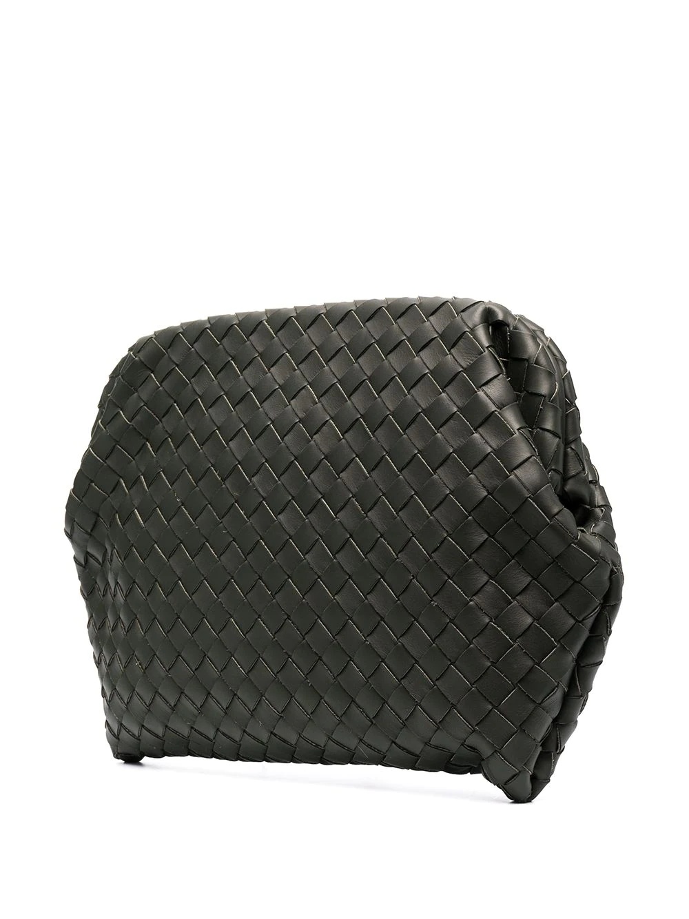 Intrecciato weave clutch bag - 3