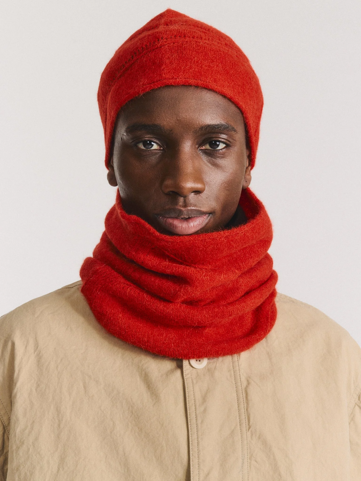 NECK GAITER - ALPAWO - SANGERINE - 1