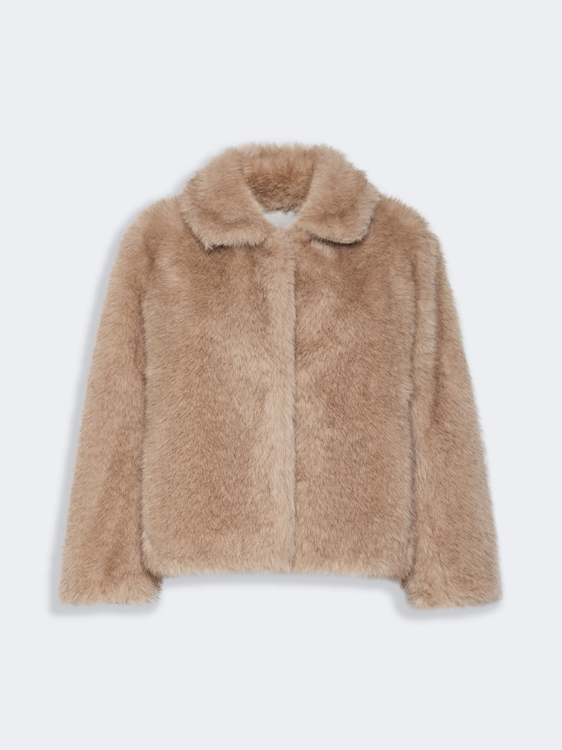 ALCE Soft textured short coat - HONEY - 1