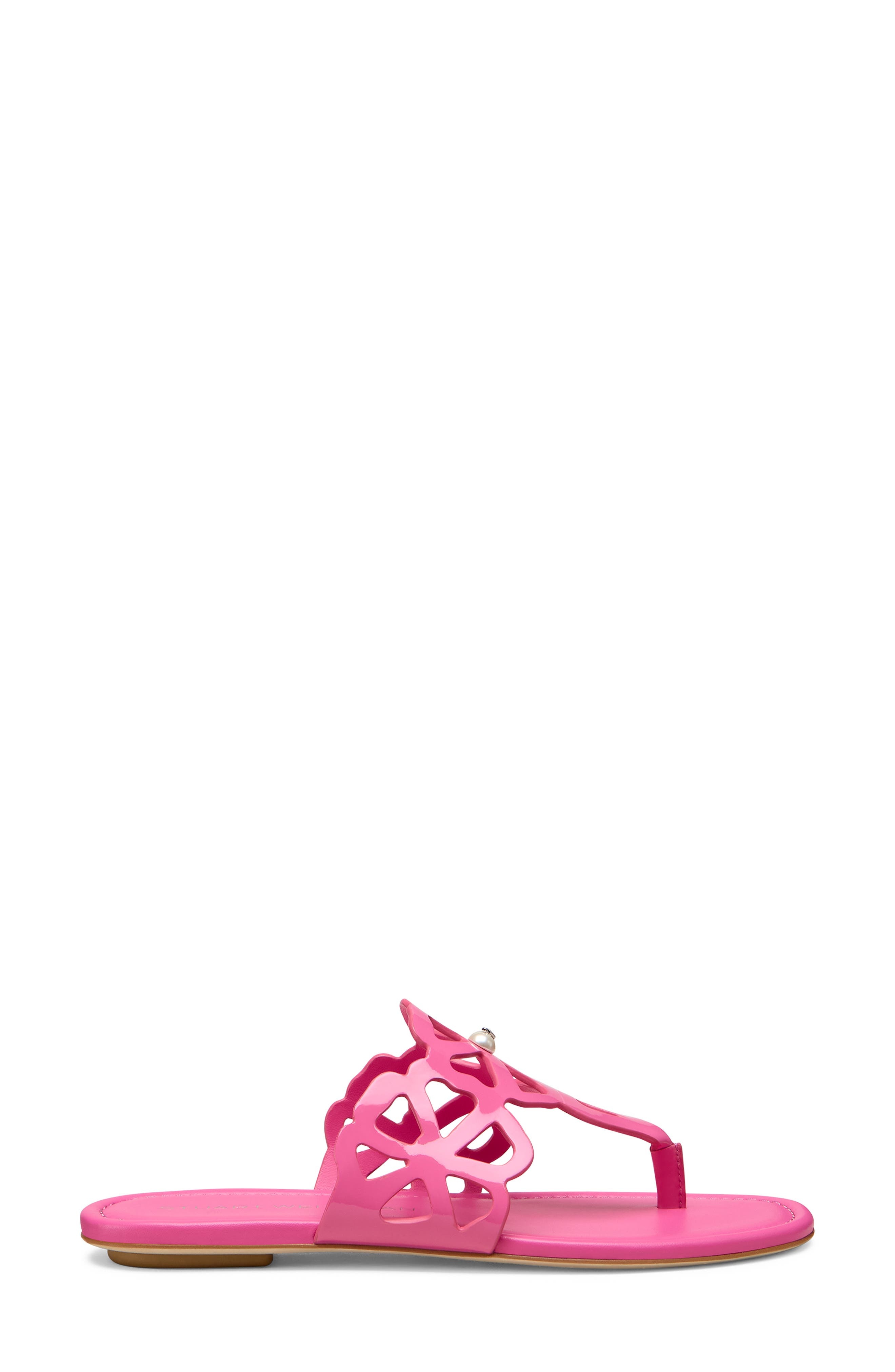 Stuart Weitzman Jasmine Cutout Sandal in Berry Punch at Nordstrom - 2