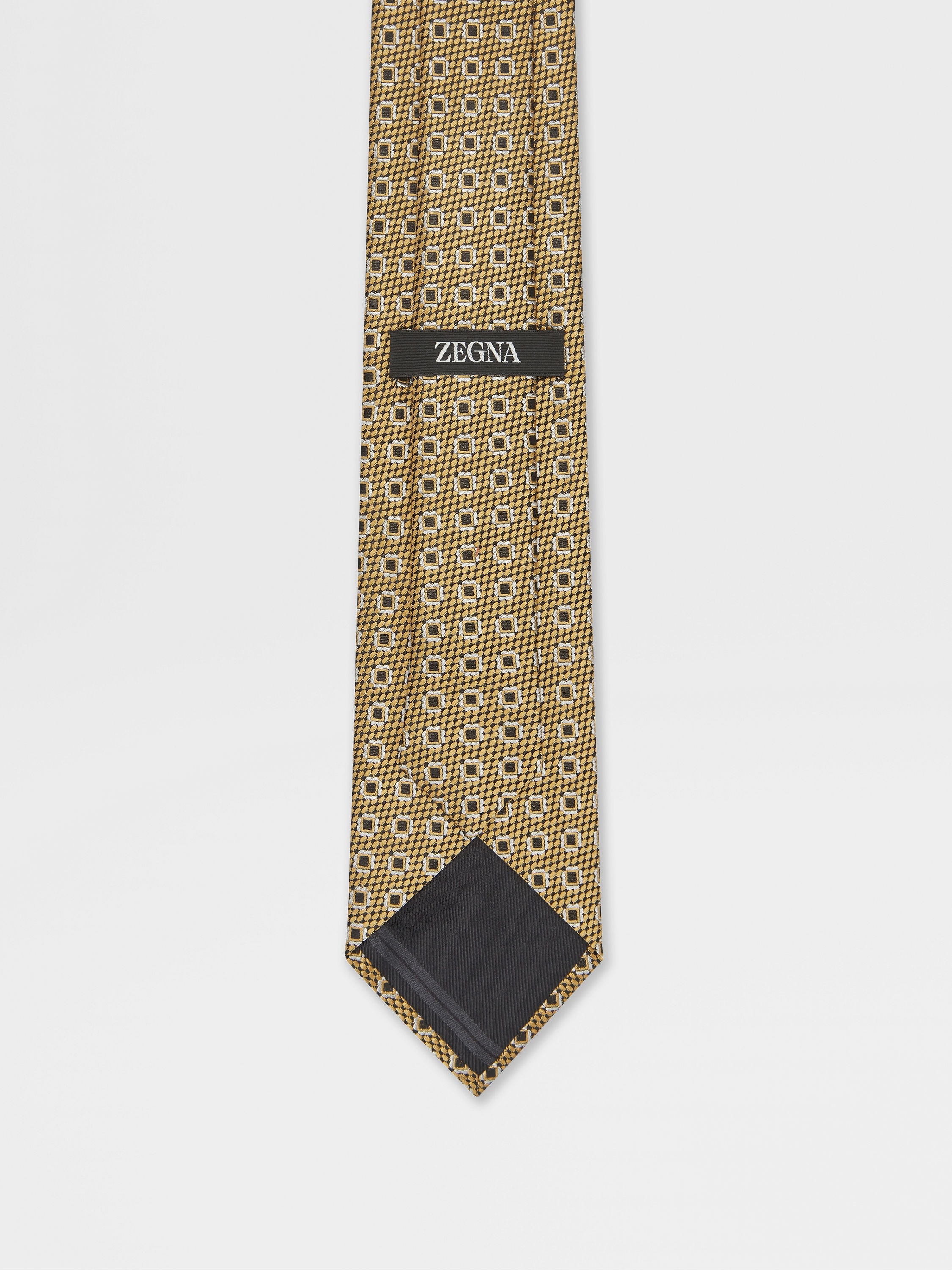 YELLOW SILK TIE - 3