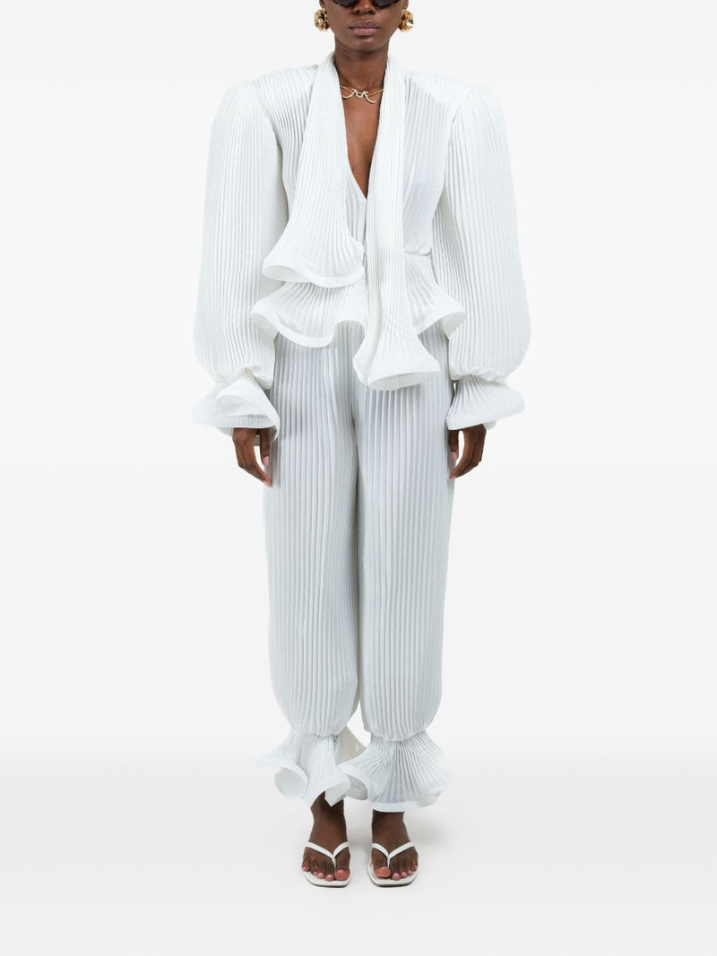 ROWEN ROSE pleated trousers outlook