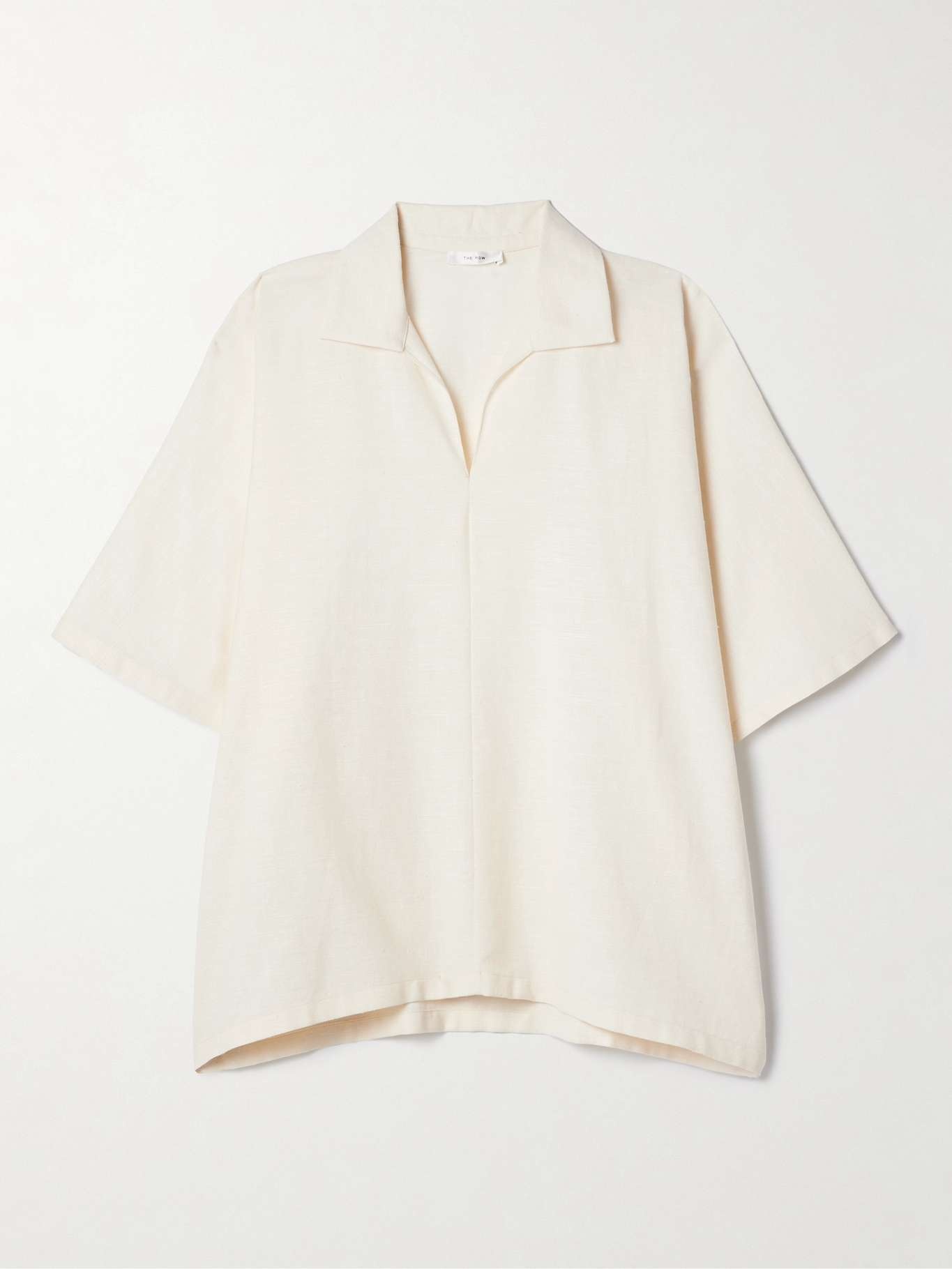 Wen oversized wool, silk and linen-blend blouse - 1