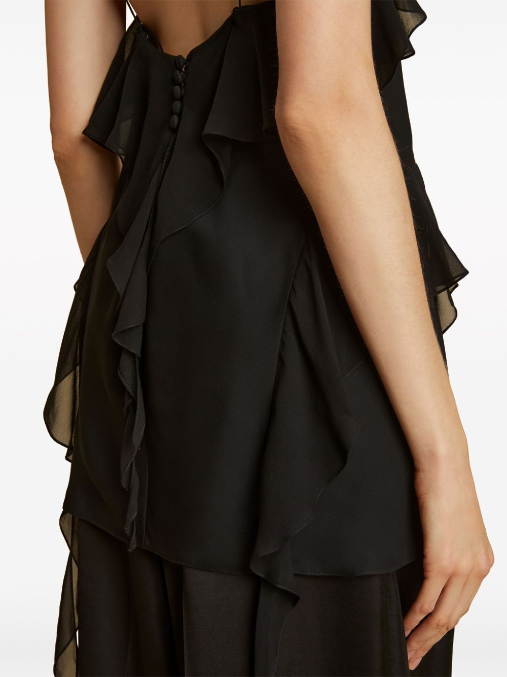 The Piet ruffled silk top - 11