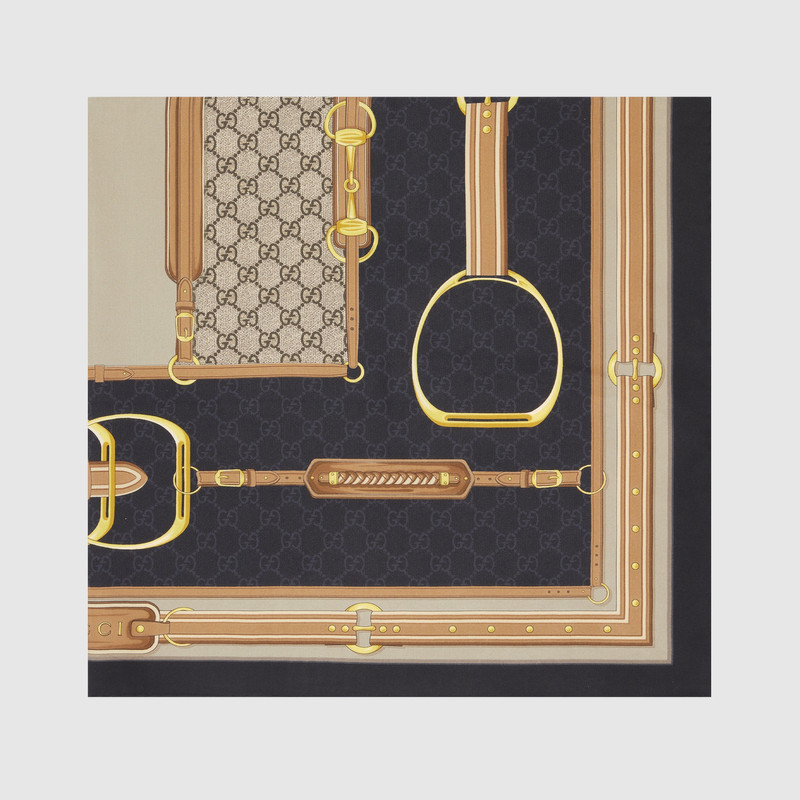GUCCI Printed silk carré outlook