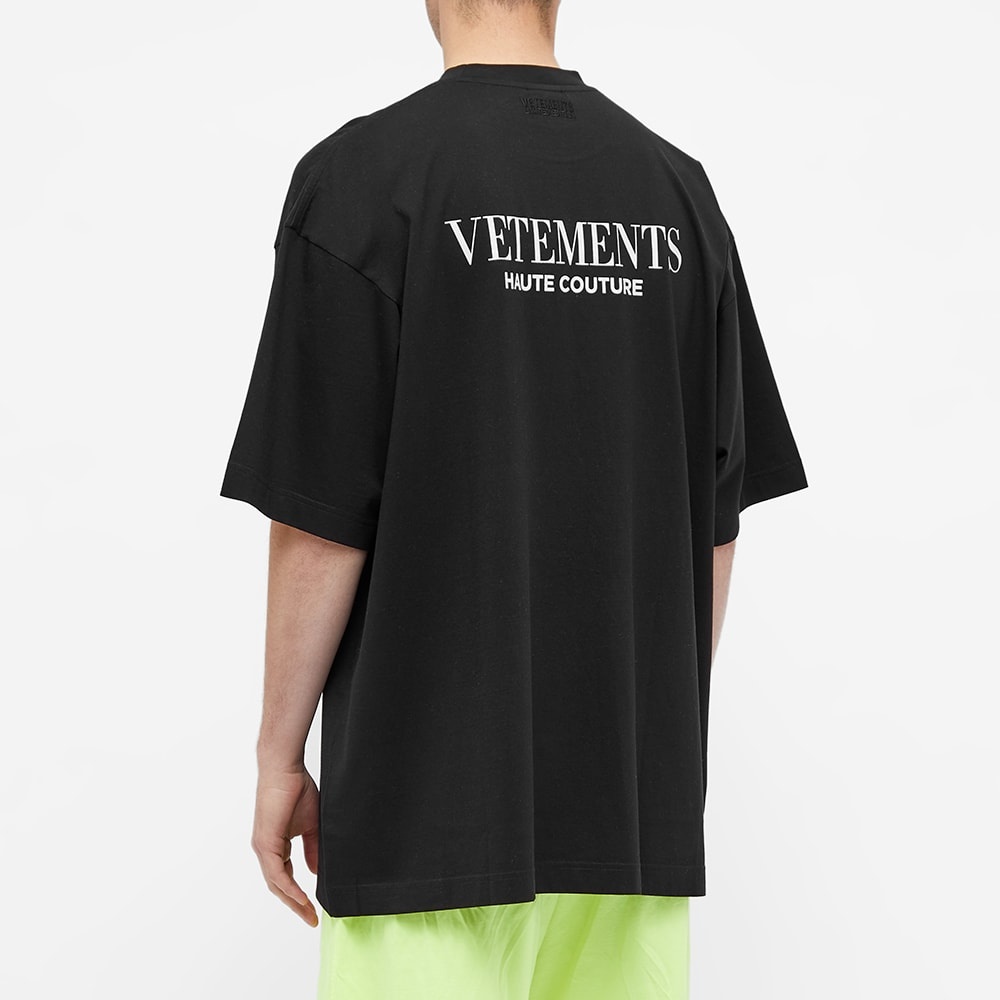 VETEMENTS Fashion Is My Profession Oversized Tee - 5