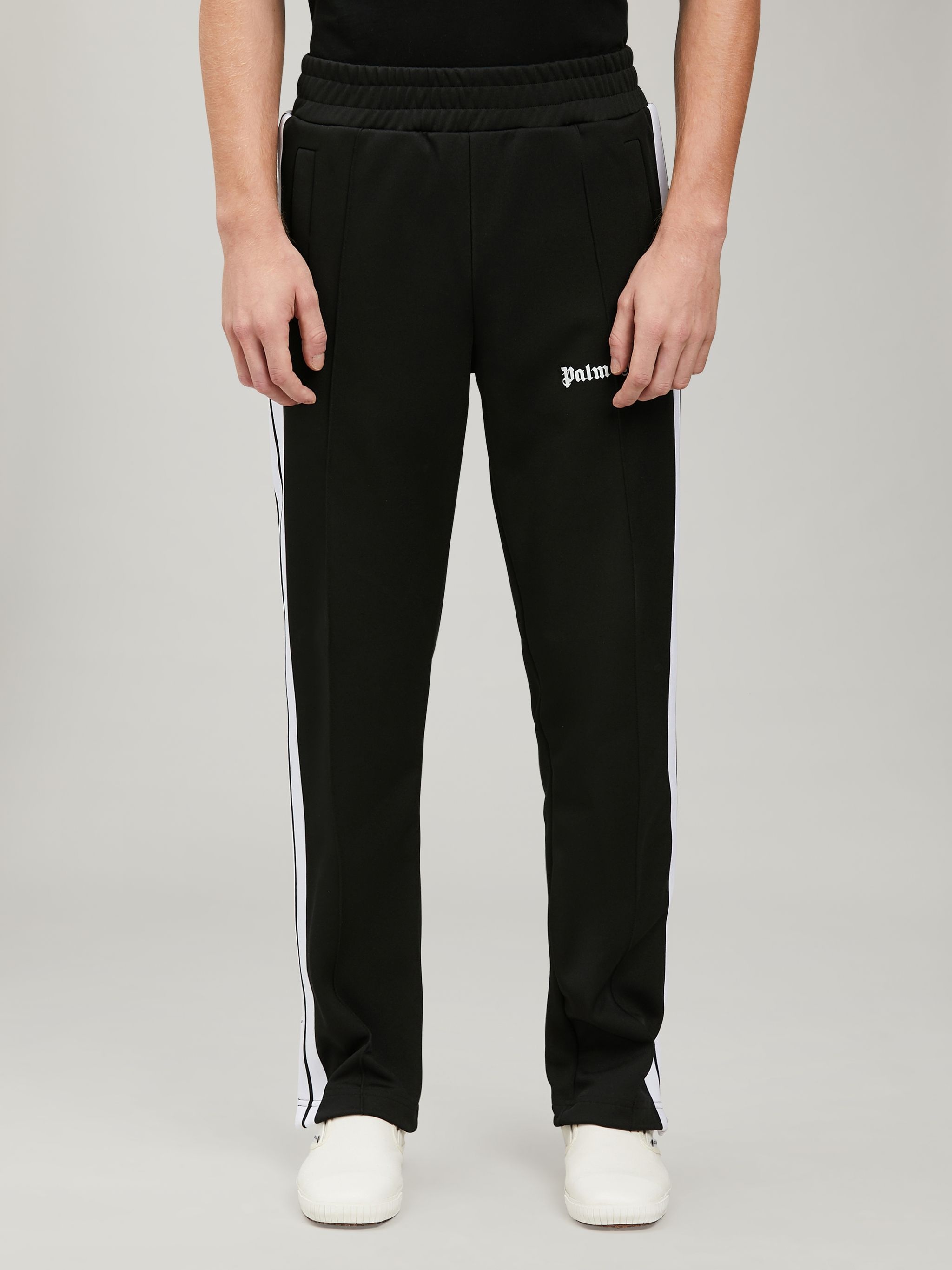 BLACK TRACK PANTS - 3