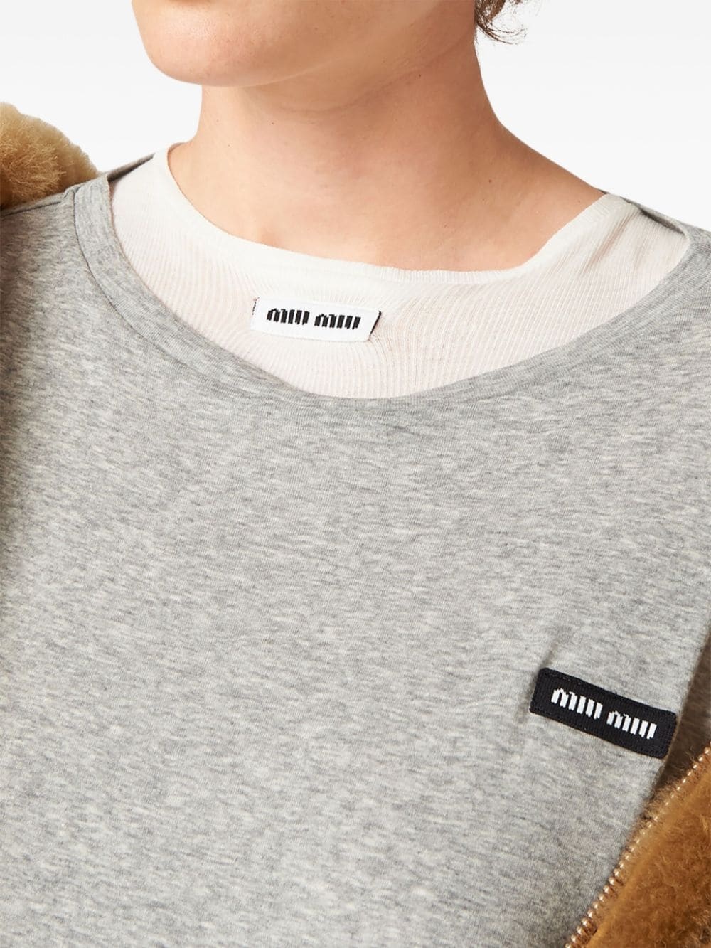 logo-patch T-shirt - 5