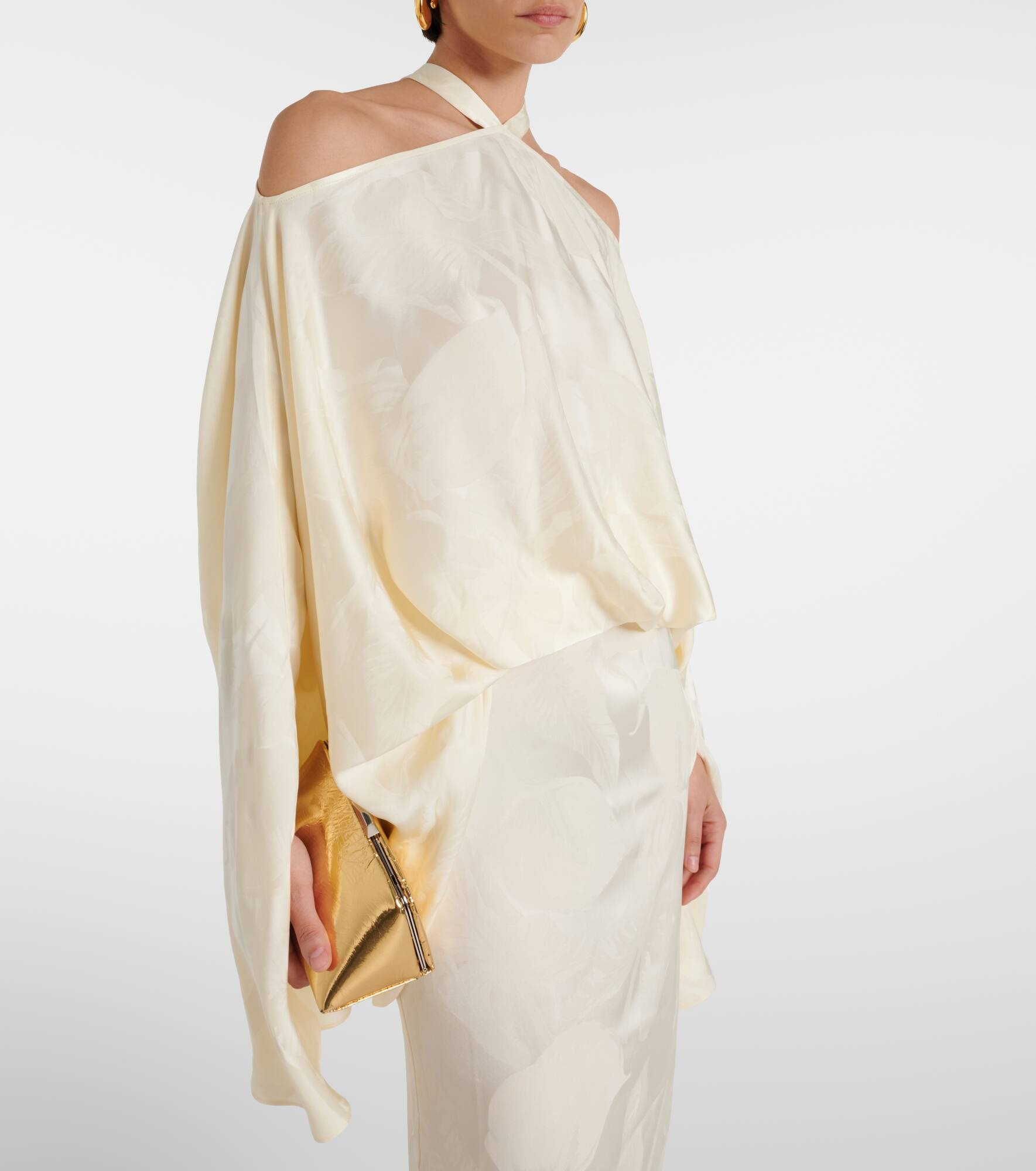 Bridal Cyclades Callass jacquard gown - 5