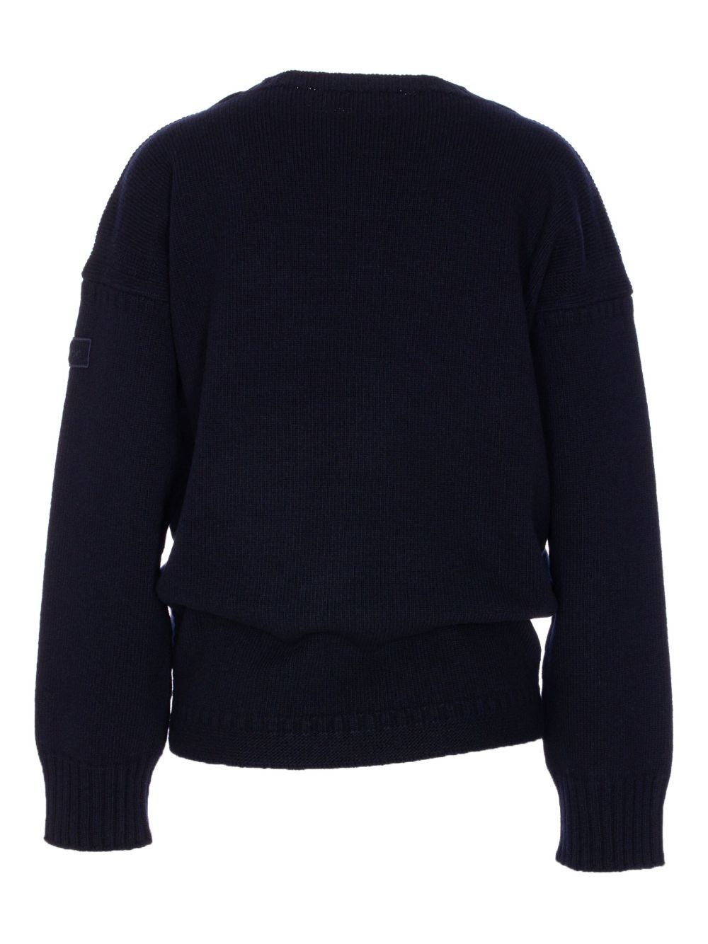 crew-neck patch-logo sweater - 2