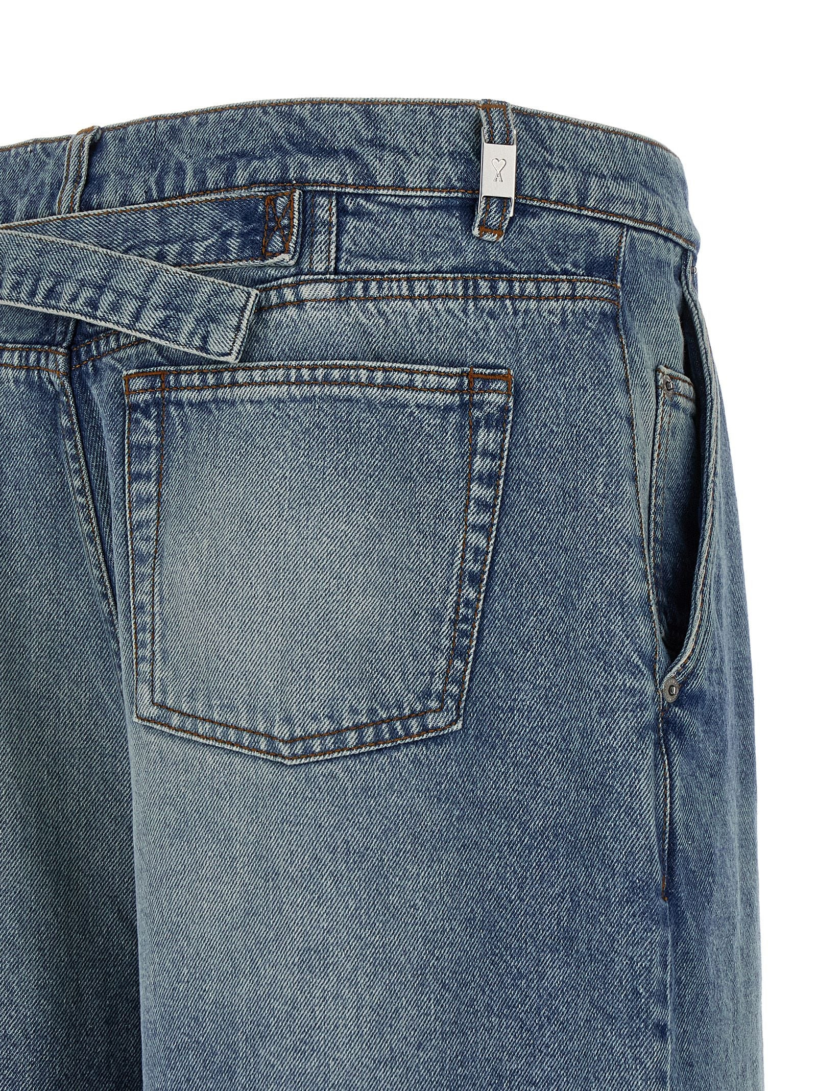 Wide Leg Jeans Light Blue - 4