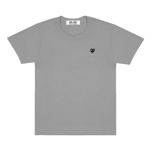 (WMNS) COMME des GARCONS PLAY Mini Logo Tee 'Grey Black' AZ-T213-051-3 - 1