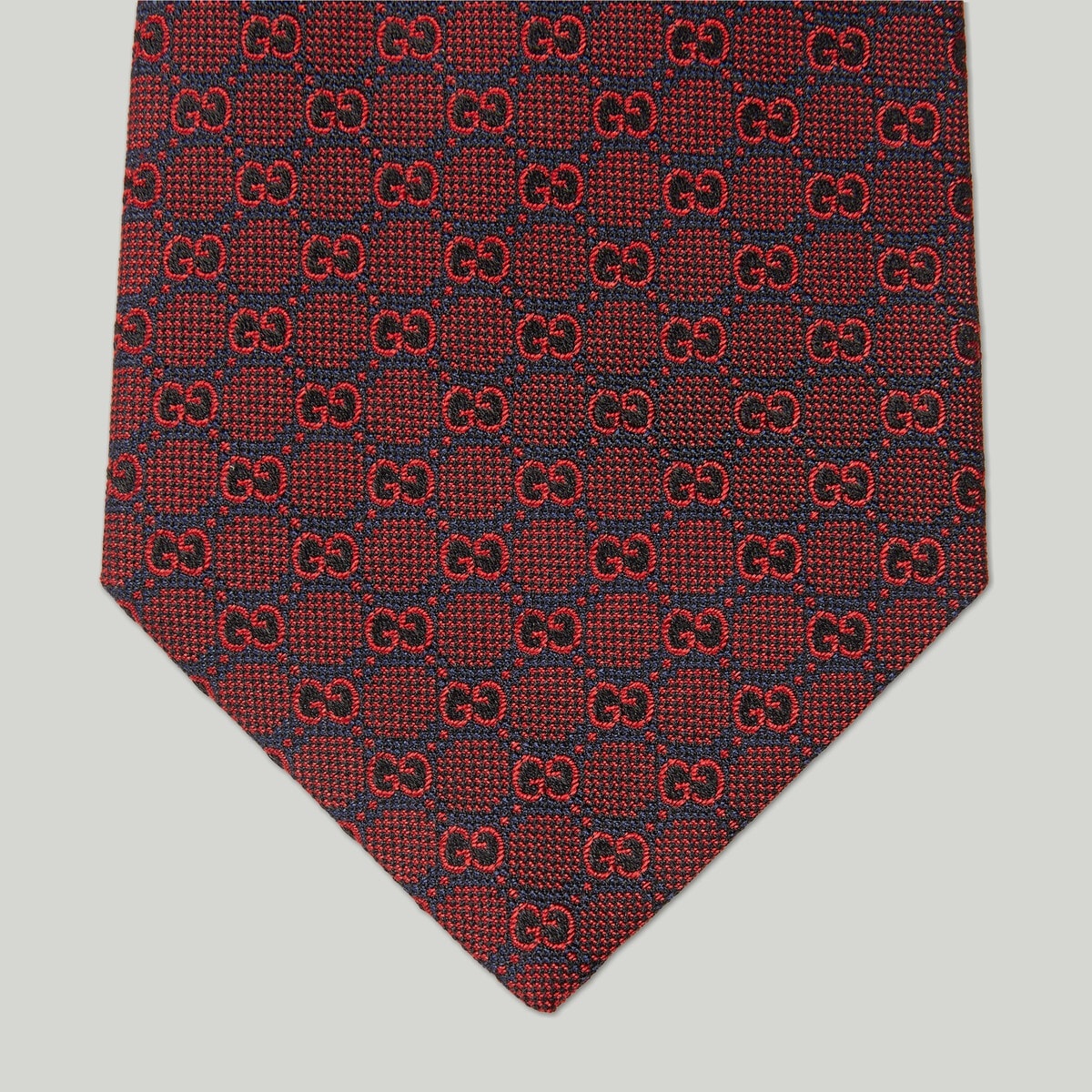 GG silk jacquard tie - 3
