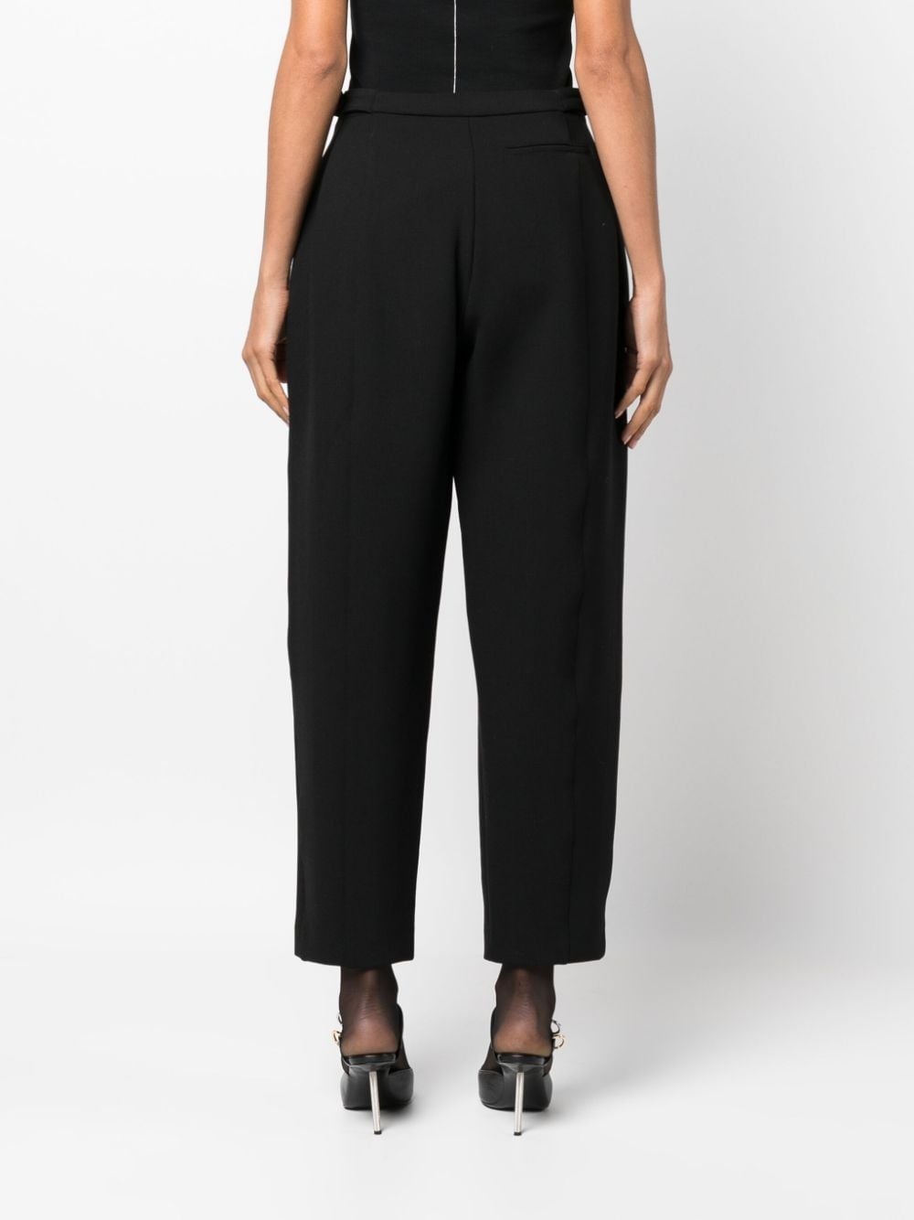 cropped tapered trousers - 4