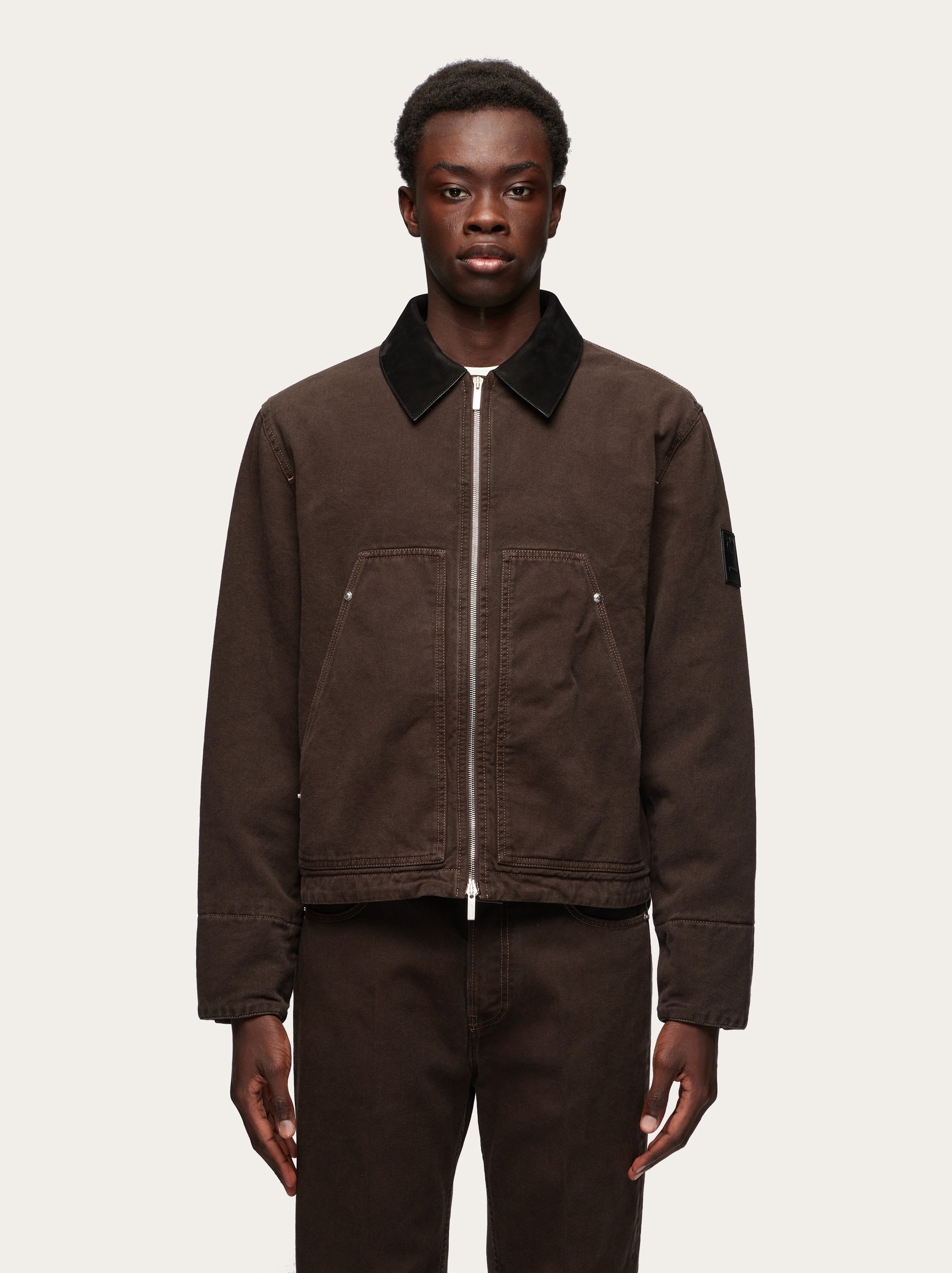 Padded denim blouson - 2