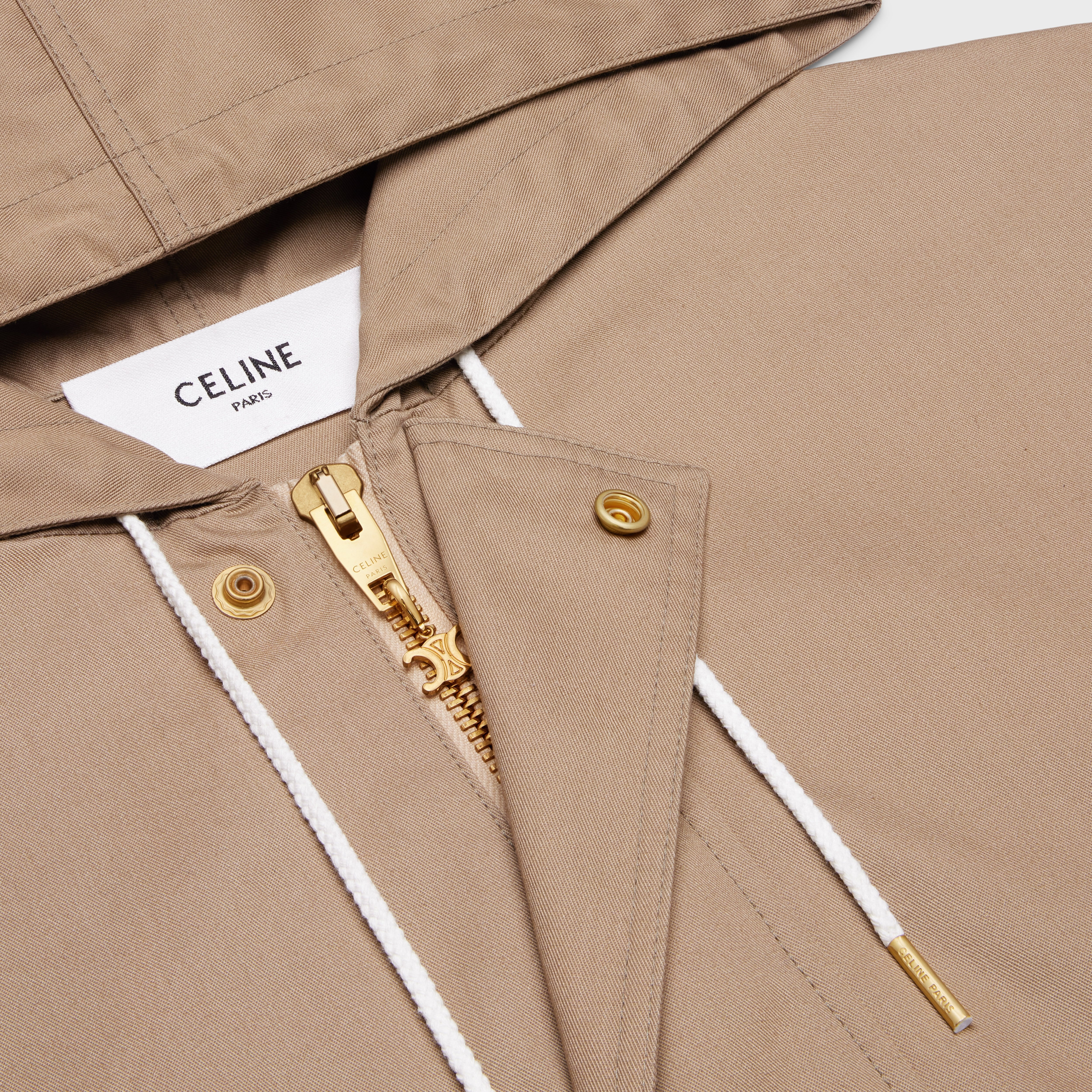 CROPPED PARKA IN TECHNICAL COTTON - 3