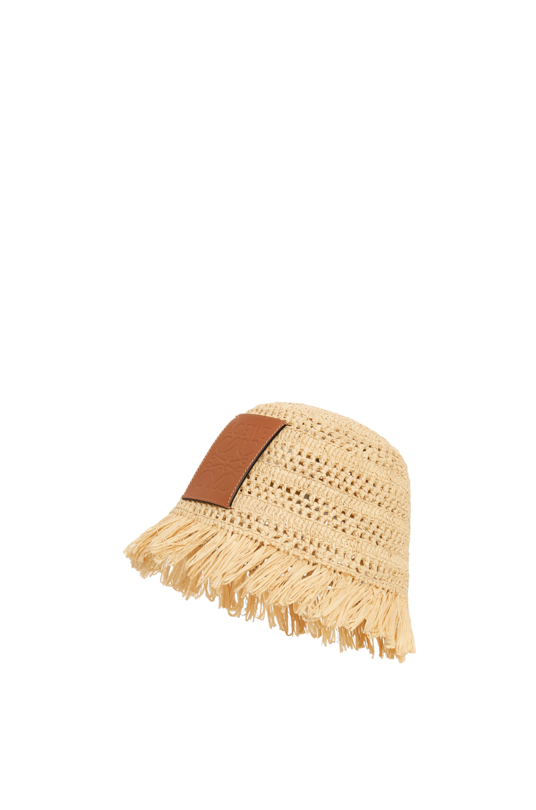 Crochet hat in raffia - 1