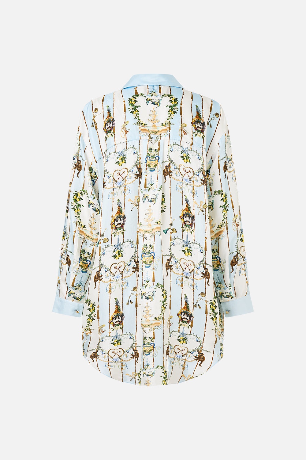 SHIRT TUNIC WITH SIDE BUTTONS - 7