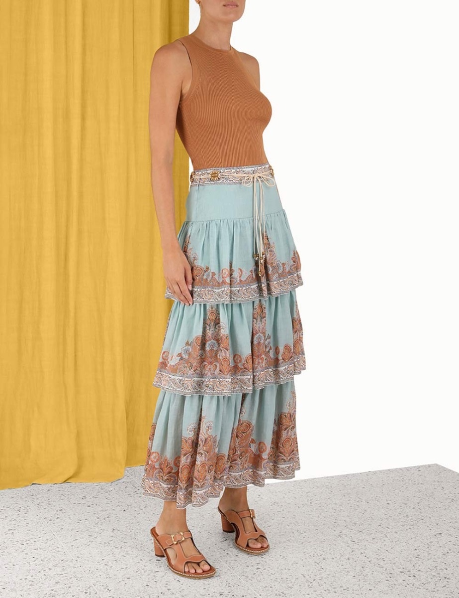 DEVI TIERED SKIRT - 8