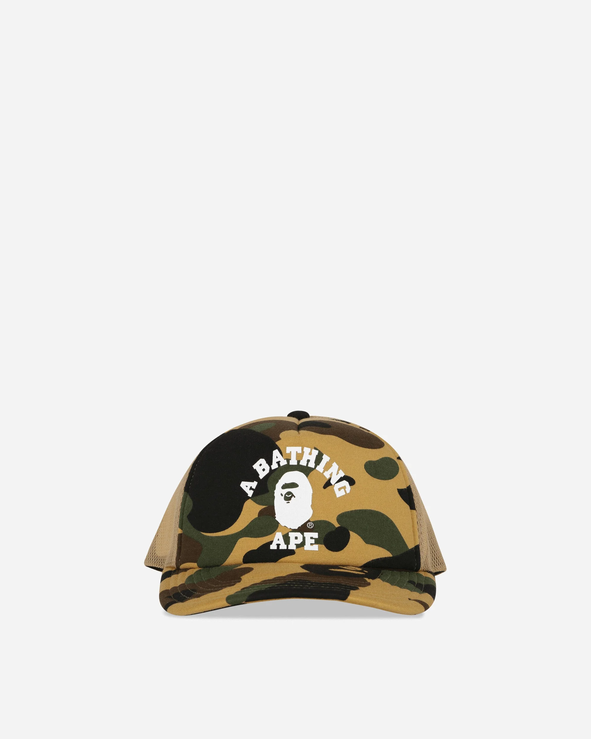 1st Camo College Mesh Cap Yellow - 1