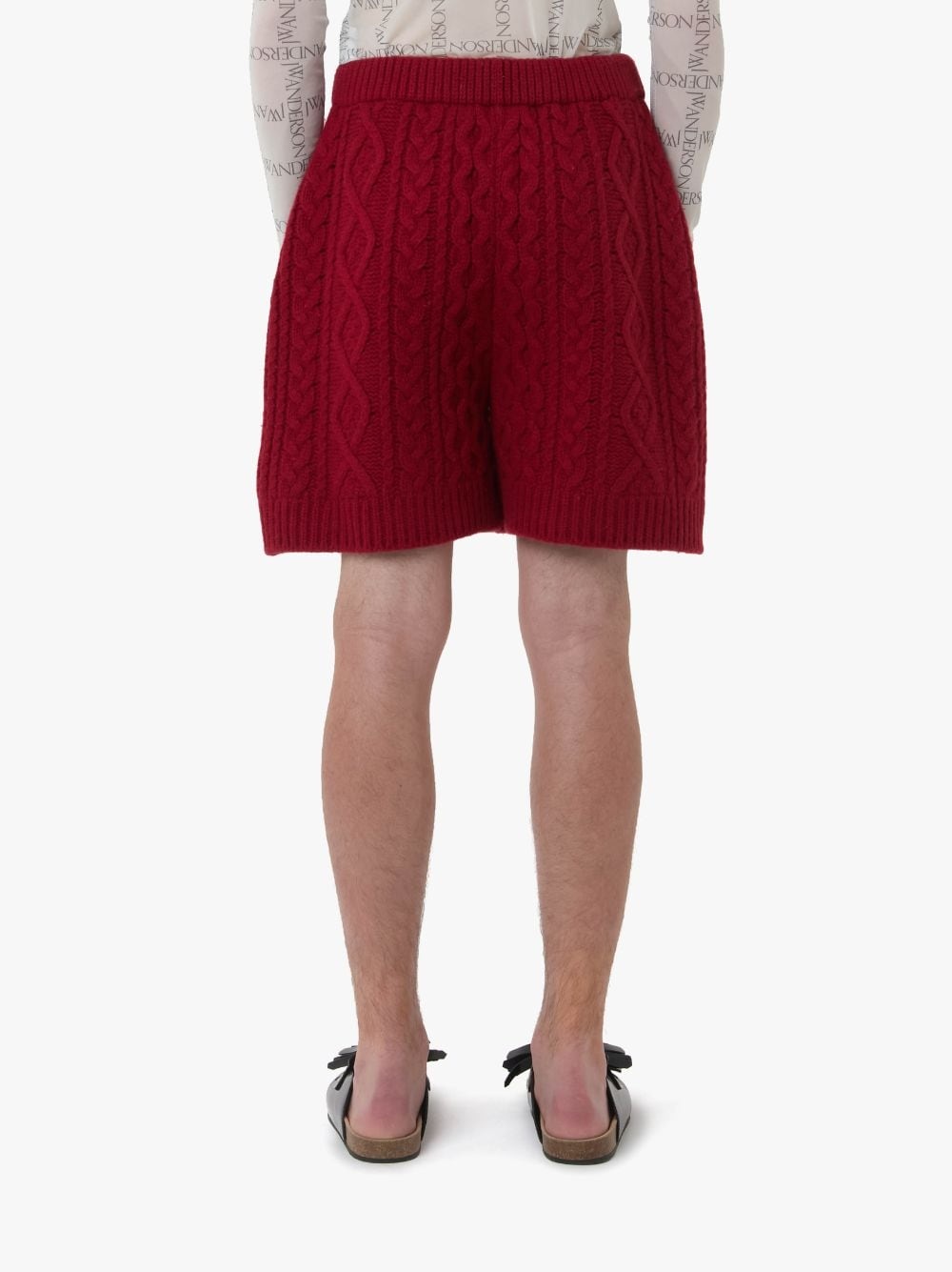 CABLE KNIT SHORTS - 3