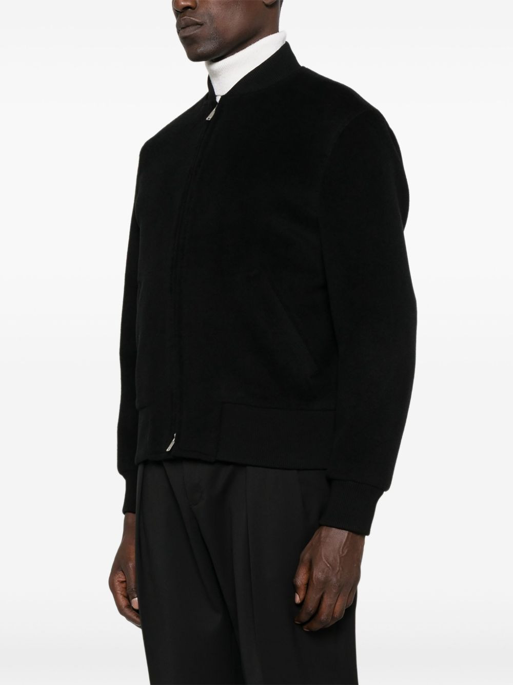 zip-front bomber jacket - 3