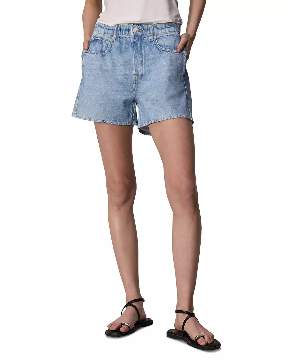 Miramar Walking Cotton Terry Sweatpant Jean Shorts - 1