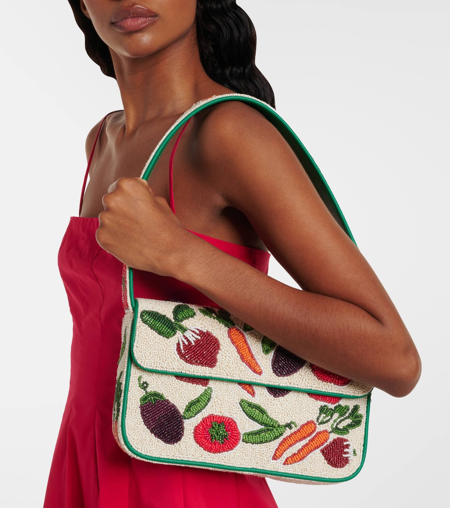 Tommy Small beaded shoulder bag - 6