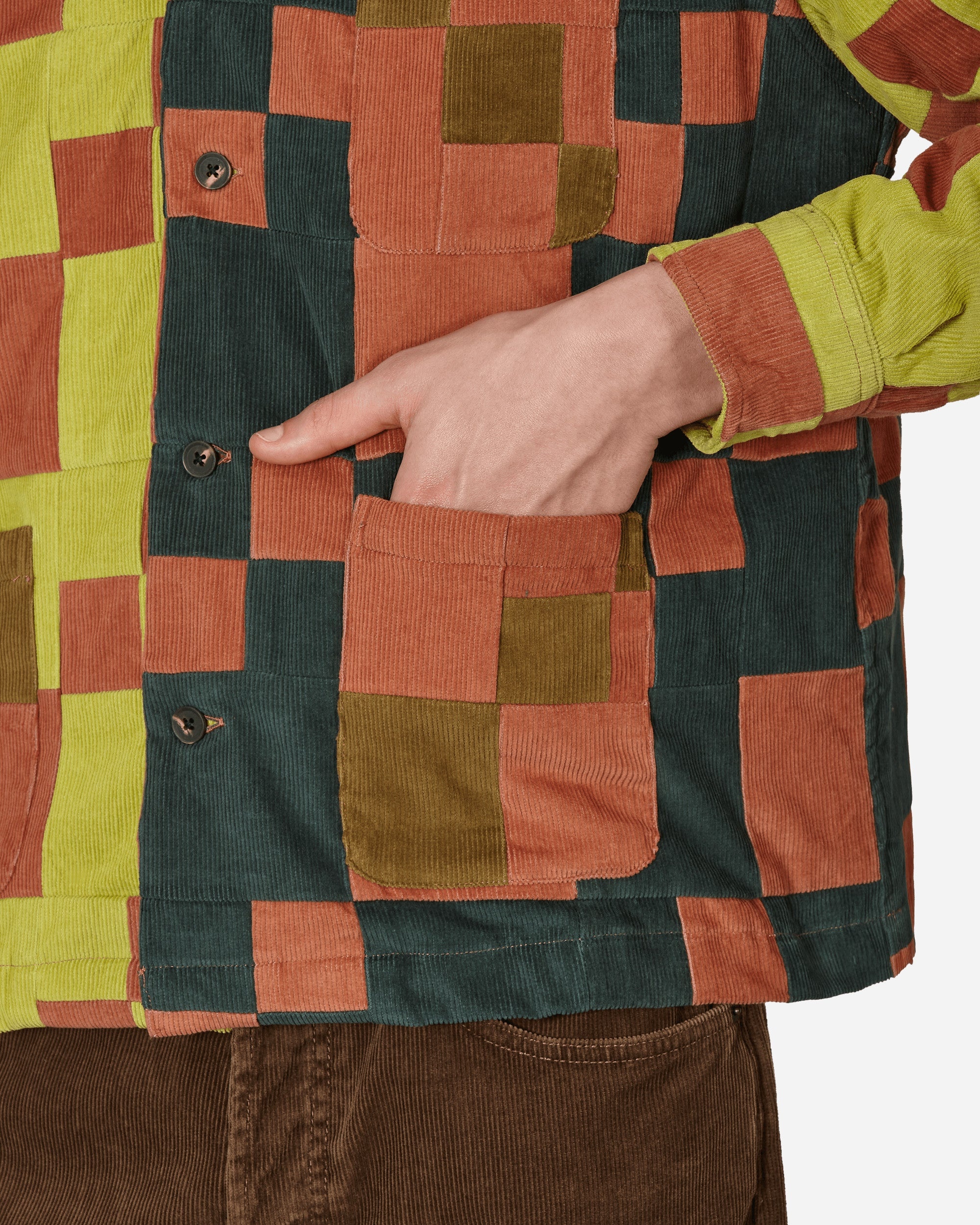 Corduroy Four Patch Overshirt Multicolor - 5