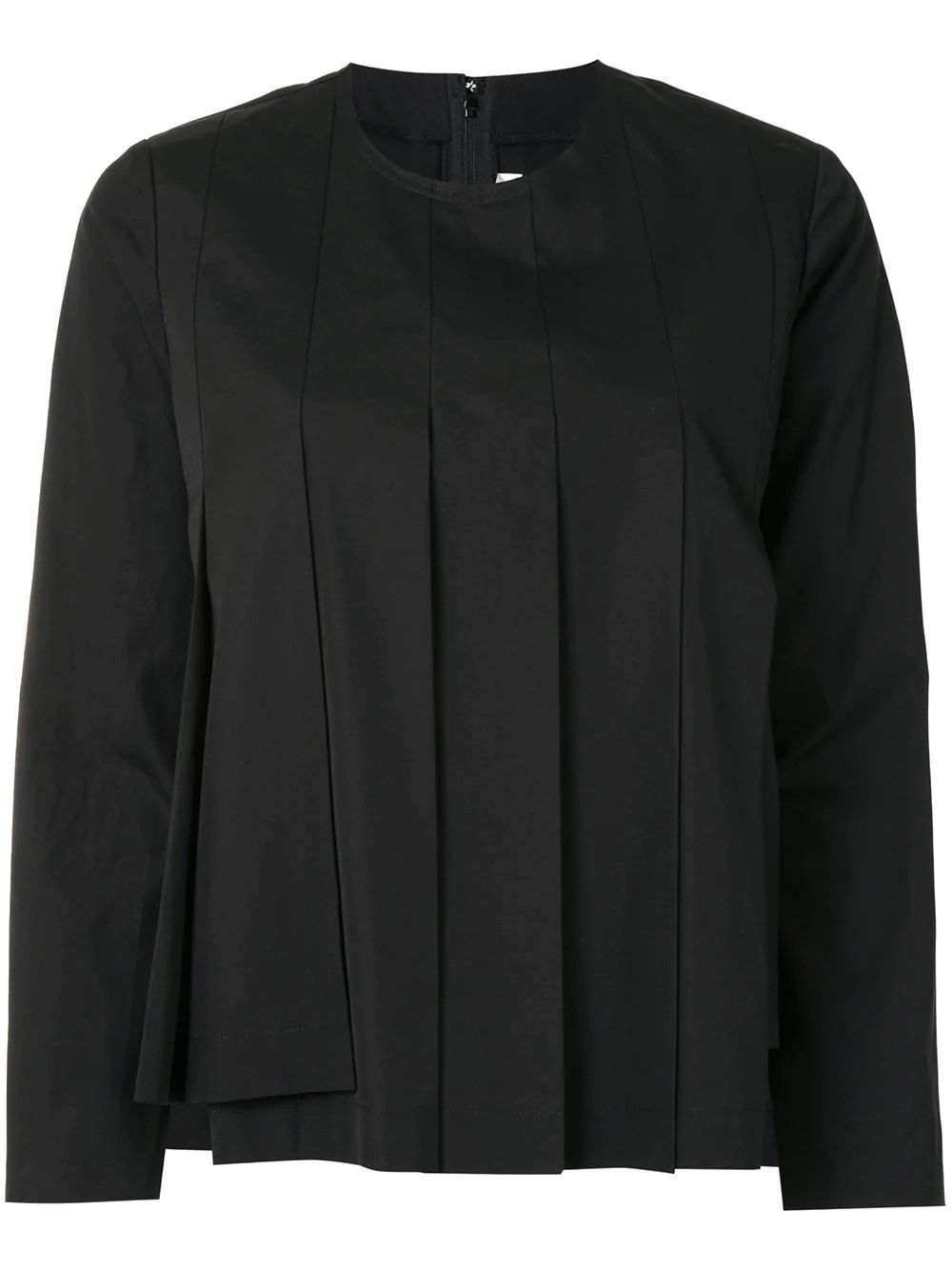 pleated front blouse - 1