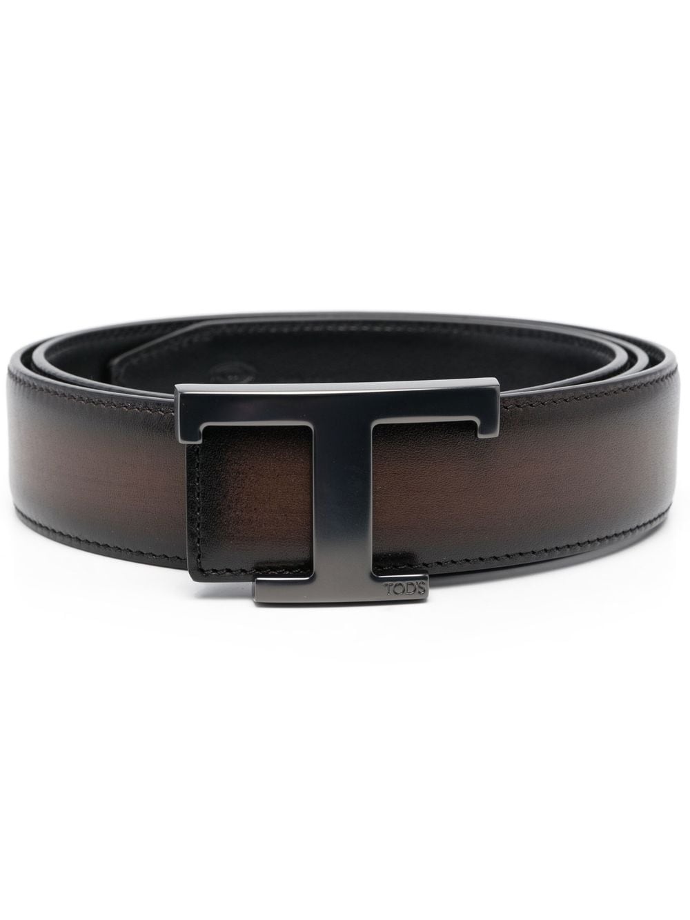 T logo-buckle belt - 1