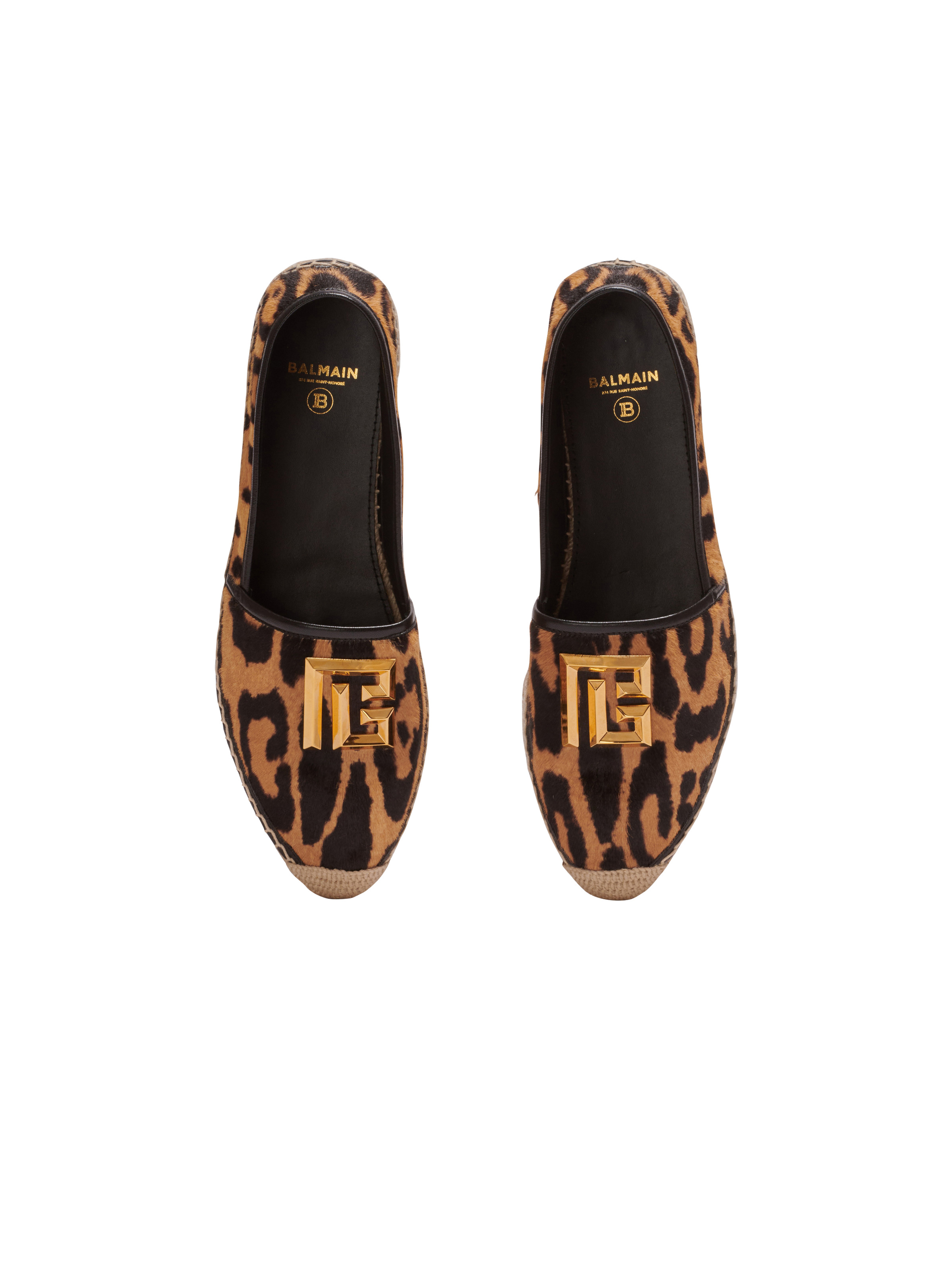 Alex espadrilles in leopard-print leather - 3