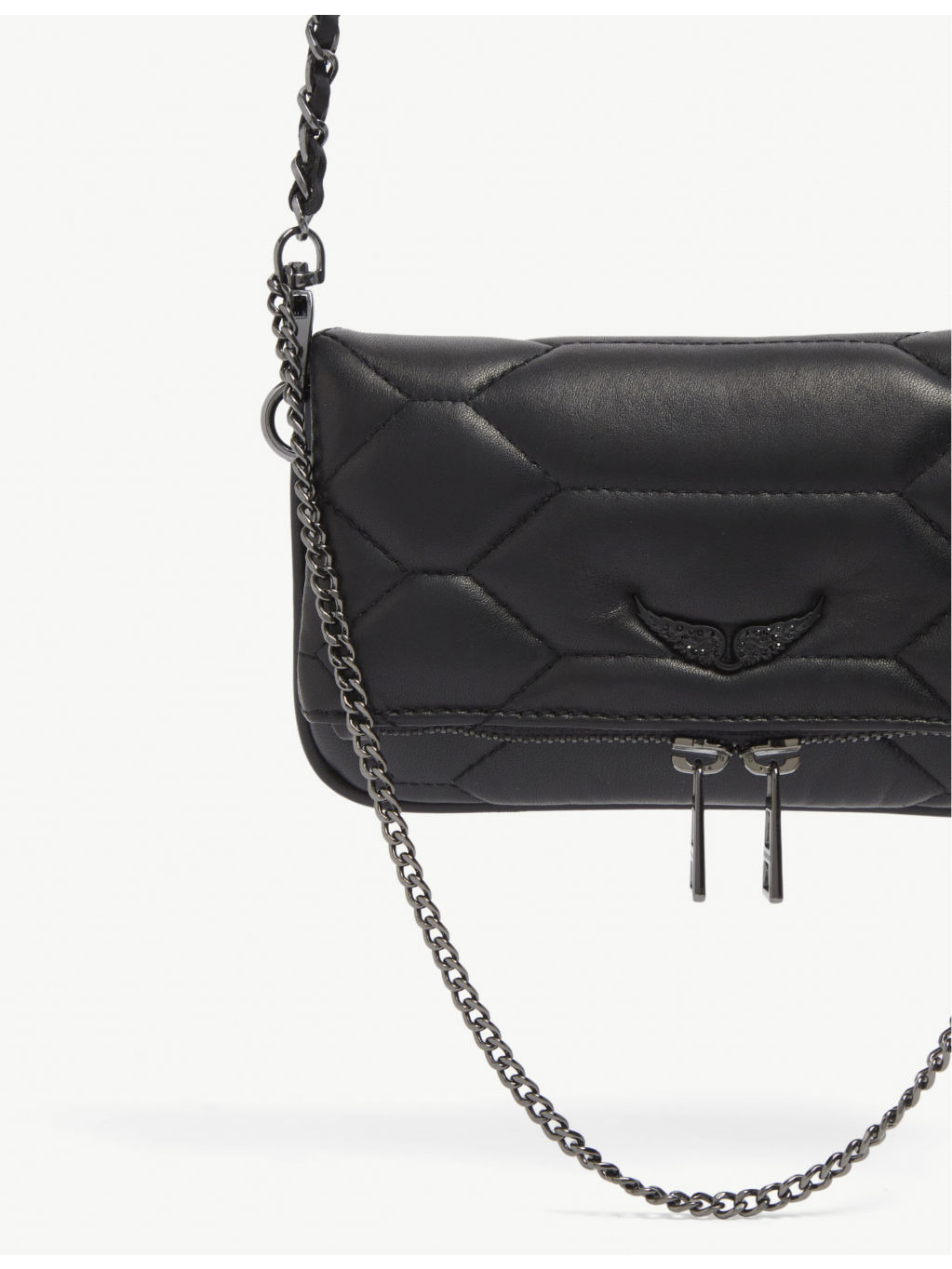 Rock nano leather cross-body bag - 2