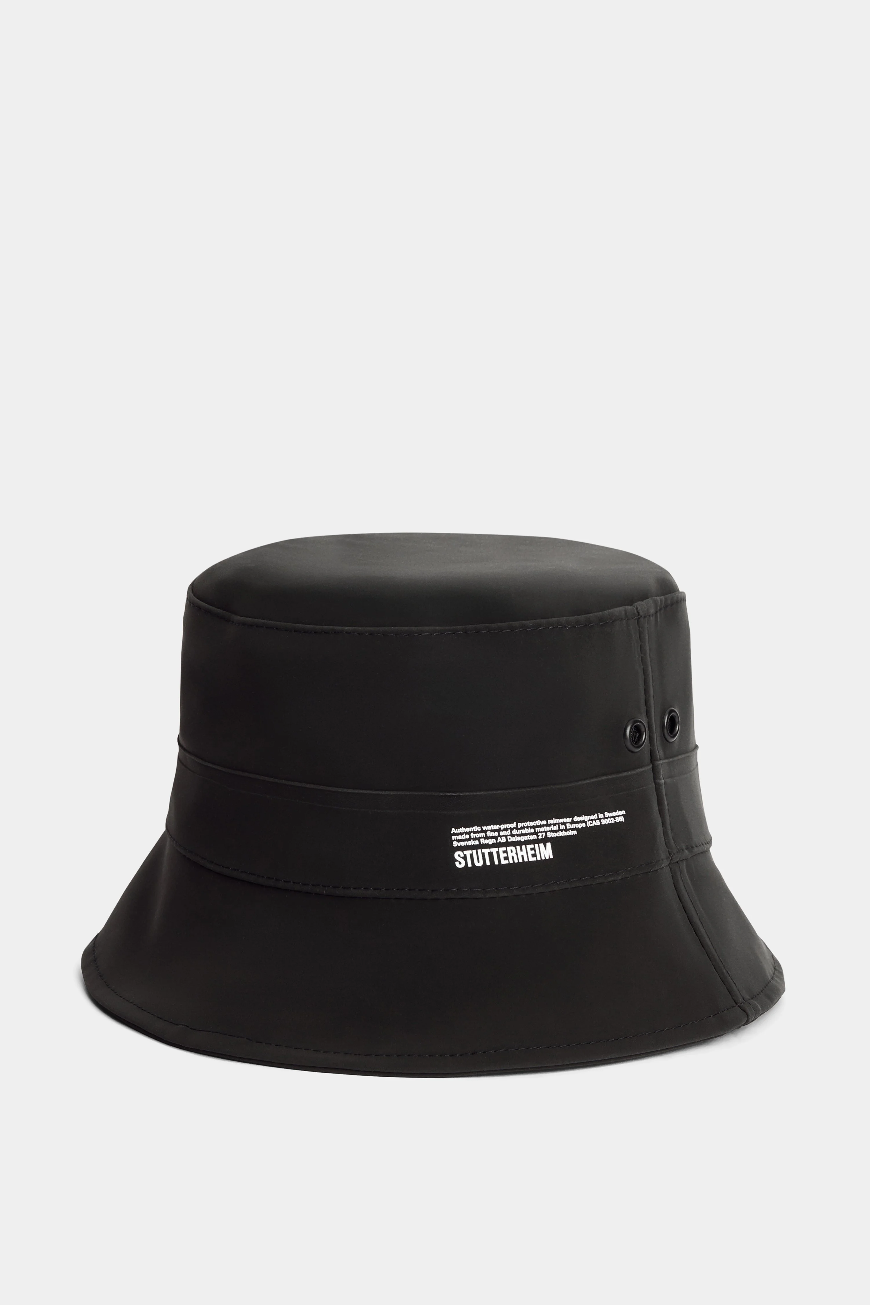 Beckholmen Matte Bucket Hat Black - 1