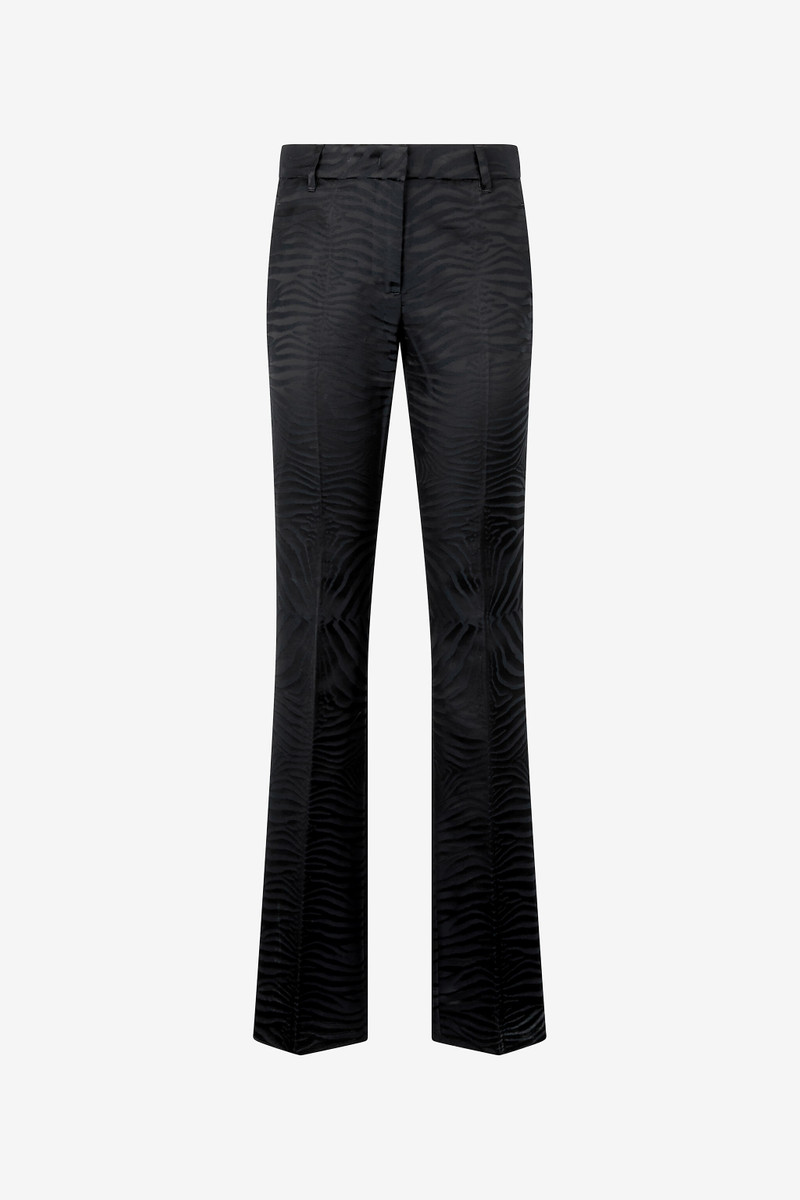 Pants With Solid-Color Tiger Skin Pattern 1