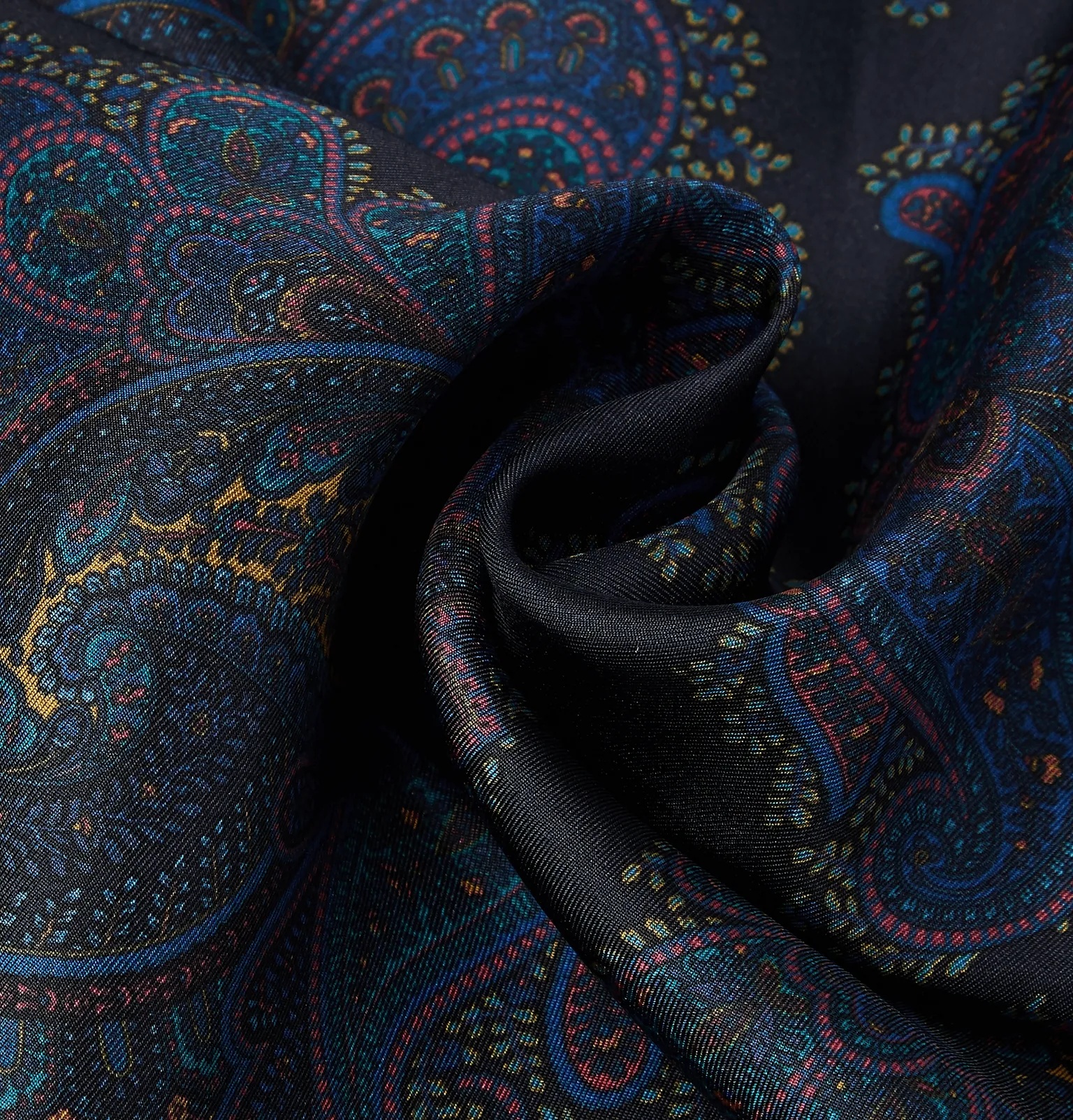 Paisley-Print Silk-Twill Pocket Square - 2