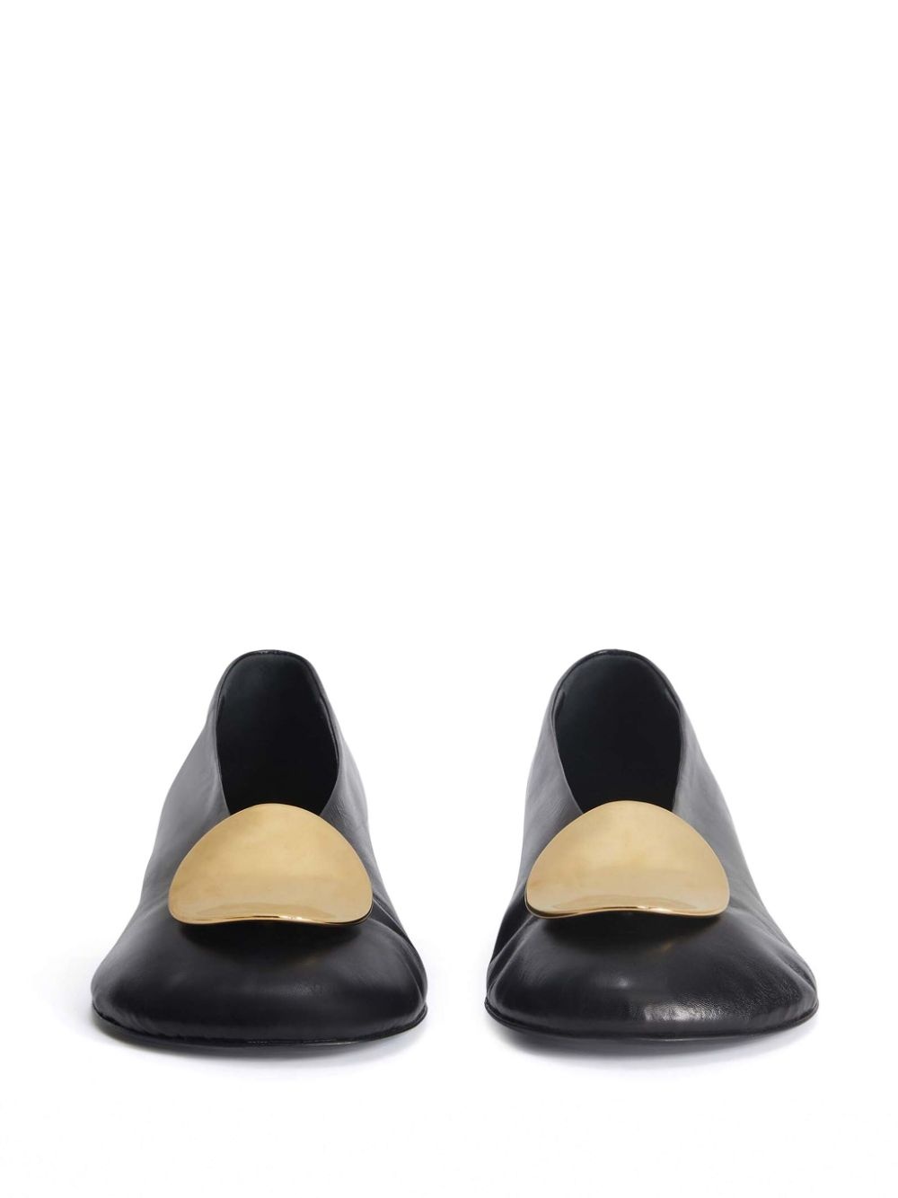 decorative-plaque ballerina shoes - 4
