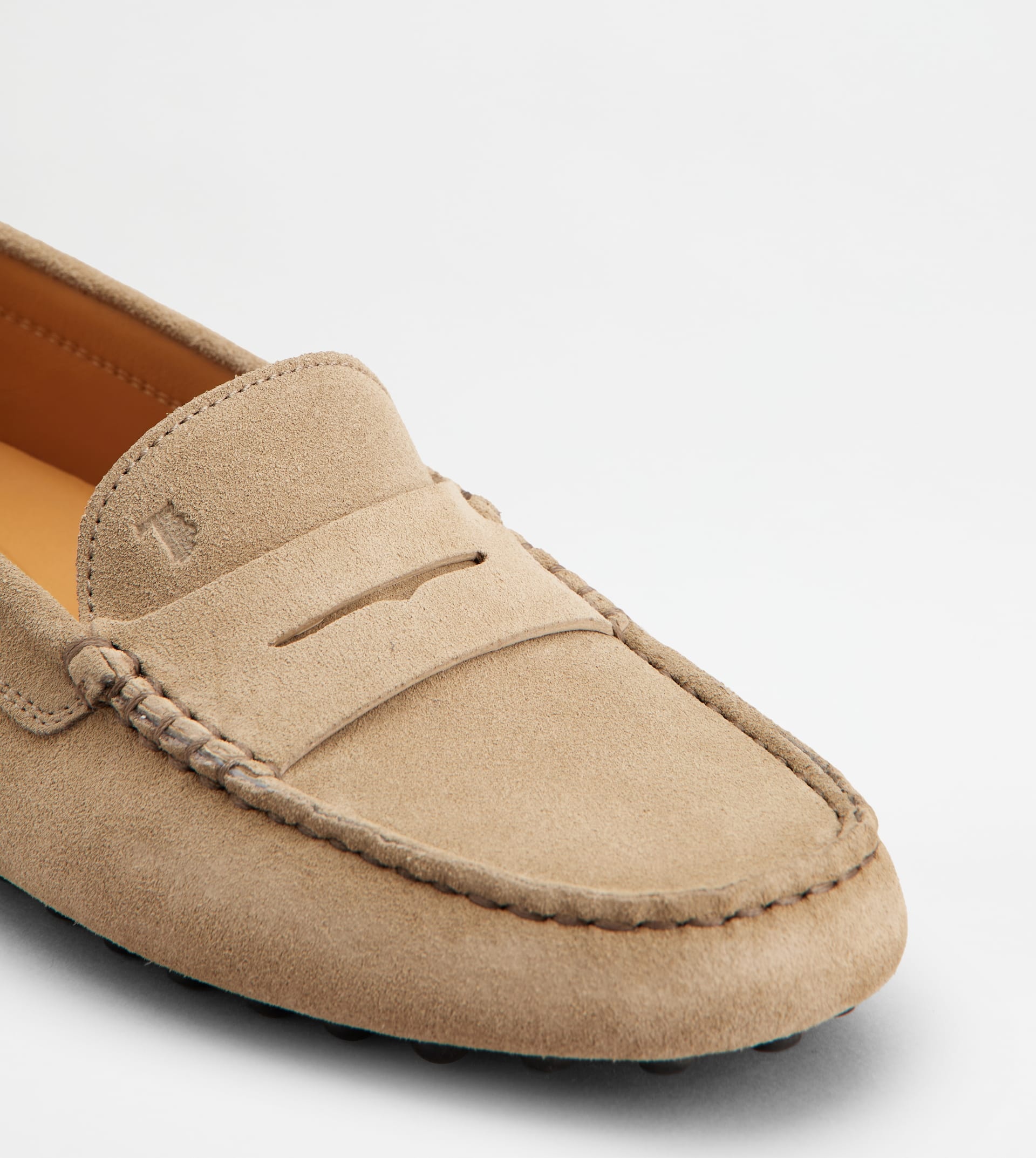 GOMMINO DRIVING SHOES IN SUEDE - BROWN - 6