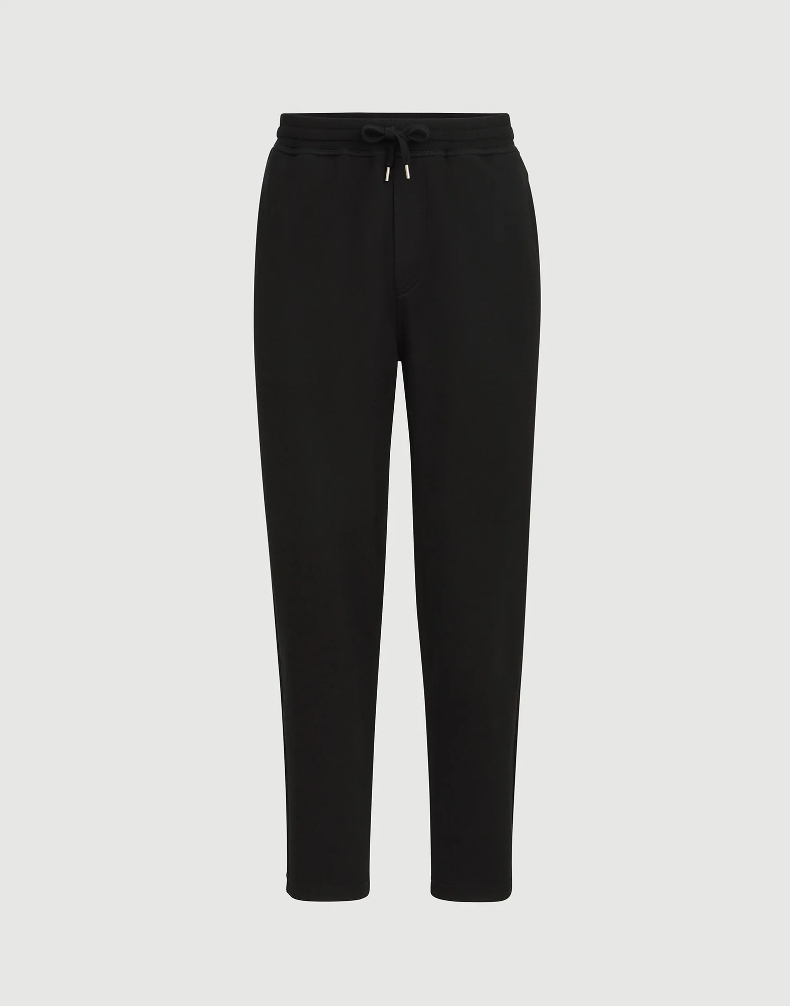 Cotton, cashmere and silk French terry double cloth trousers - 1