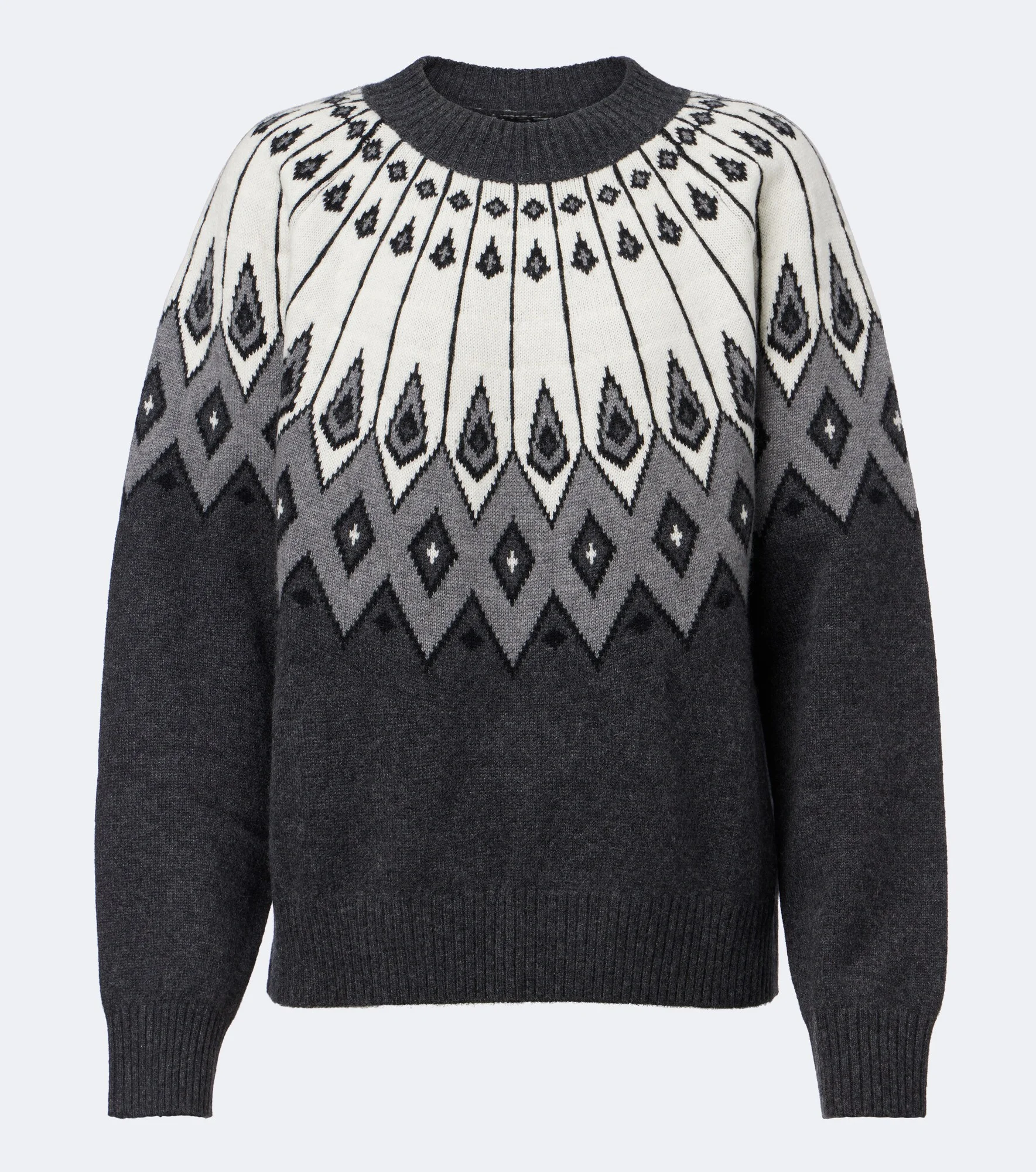 Hans jacquard cashmere sweater - 1