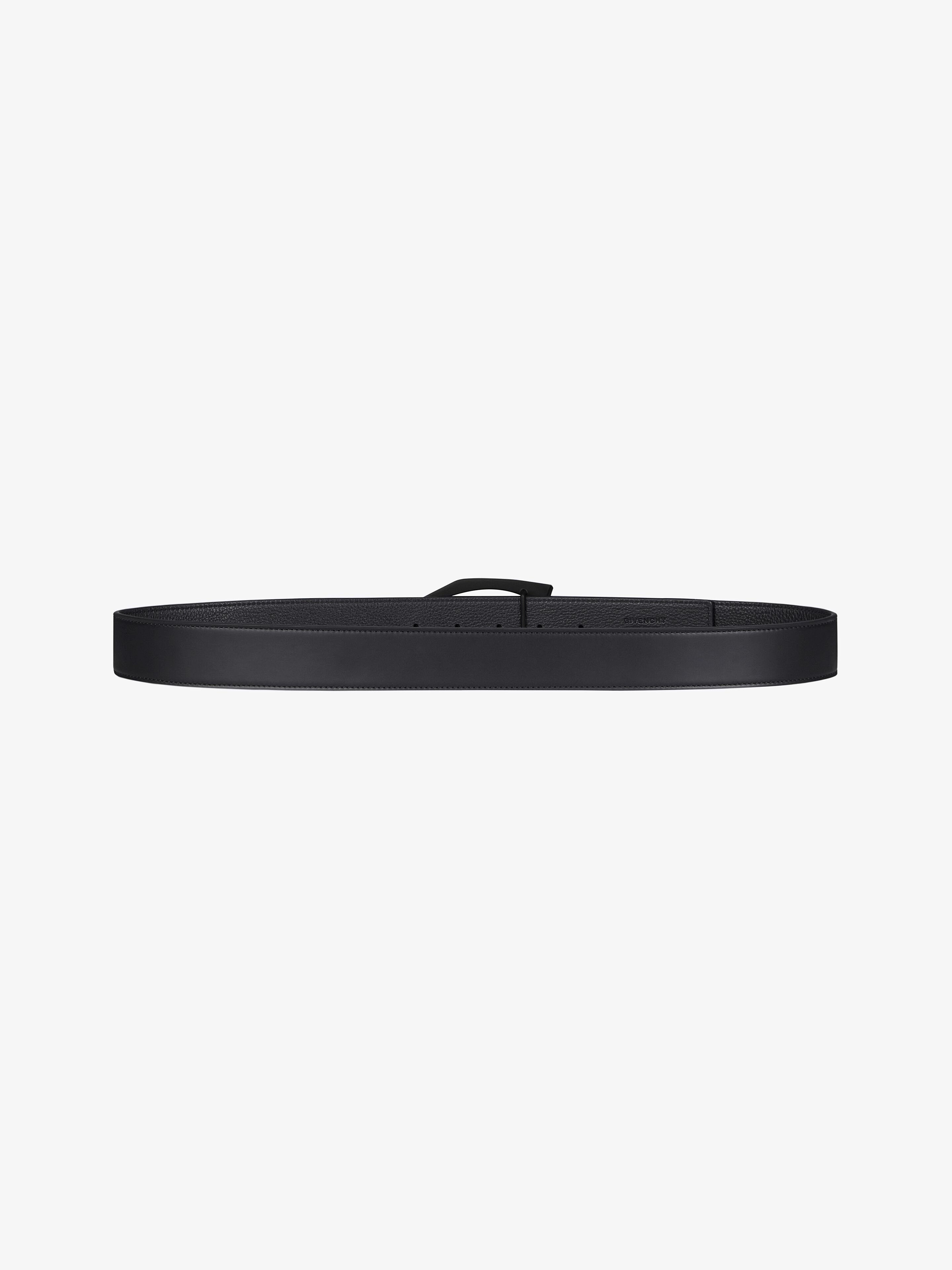 GIV-CUT REVERSIBLE BELT IN GRAINED LEATHER - 5