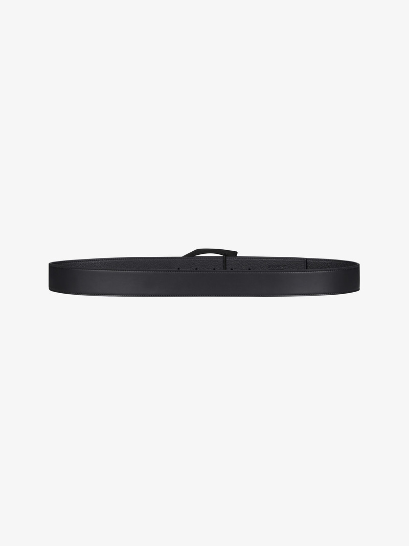 GIV-CUT REVERSIBLE BELT IN GRAINED LEATHER 5