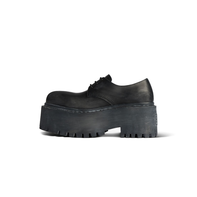 BALENCIAGA Women's Strike Platform Derby  in Black outlook