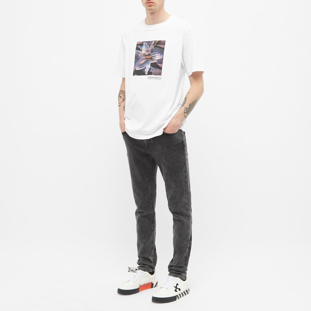 Marcelo Burlon Lilium Double Neck Rib Tee - 6