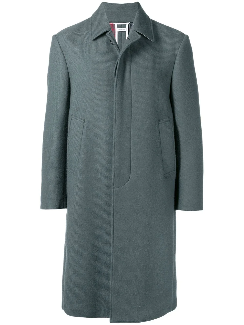 Relaxed Cashmere Bal Collar Overcoat - 1